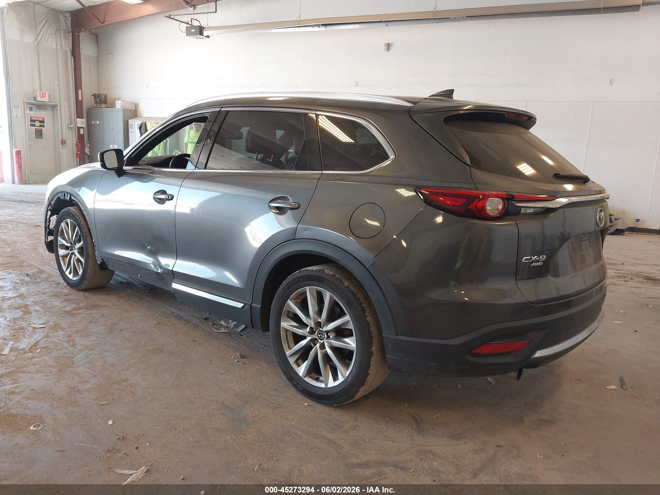 2016 Mazda Cx-9 Signature Gray vin: JM3TCBEY5G0118173