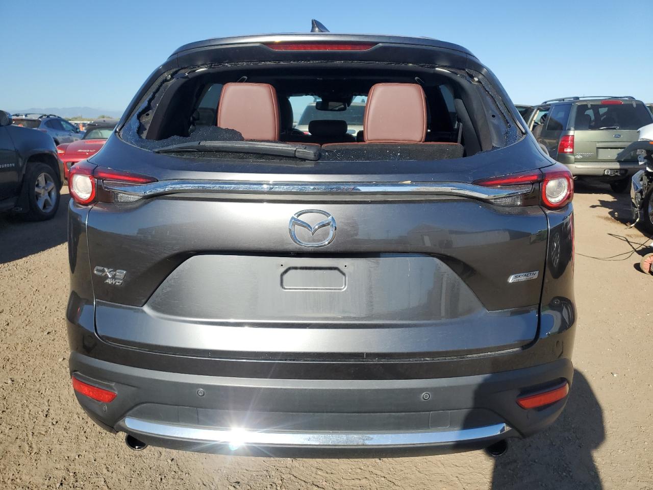 2017 Mazda Cx-9 Signature Серый vin: JM3TCBEY8H0141691