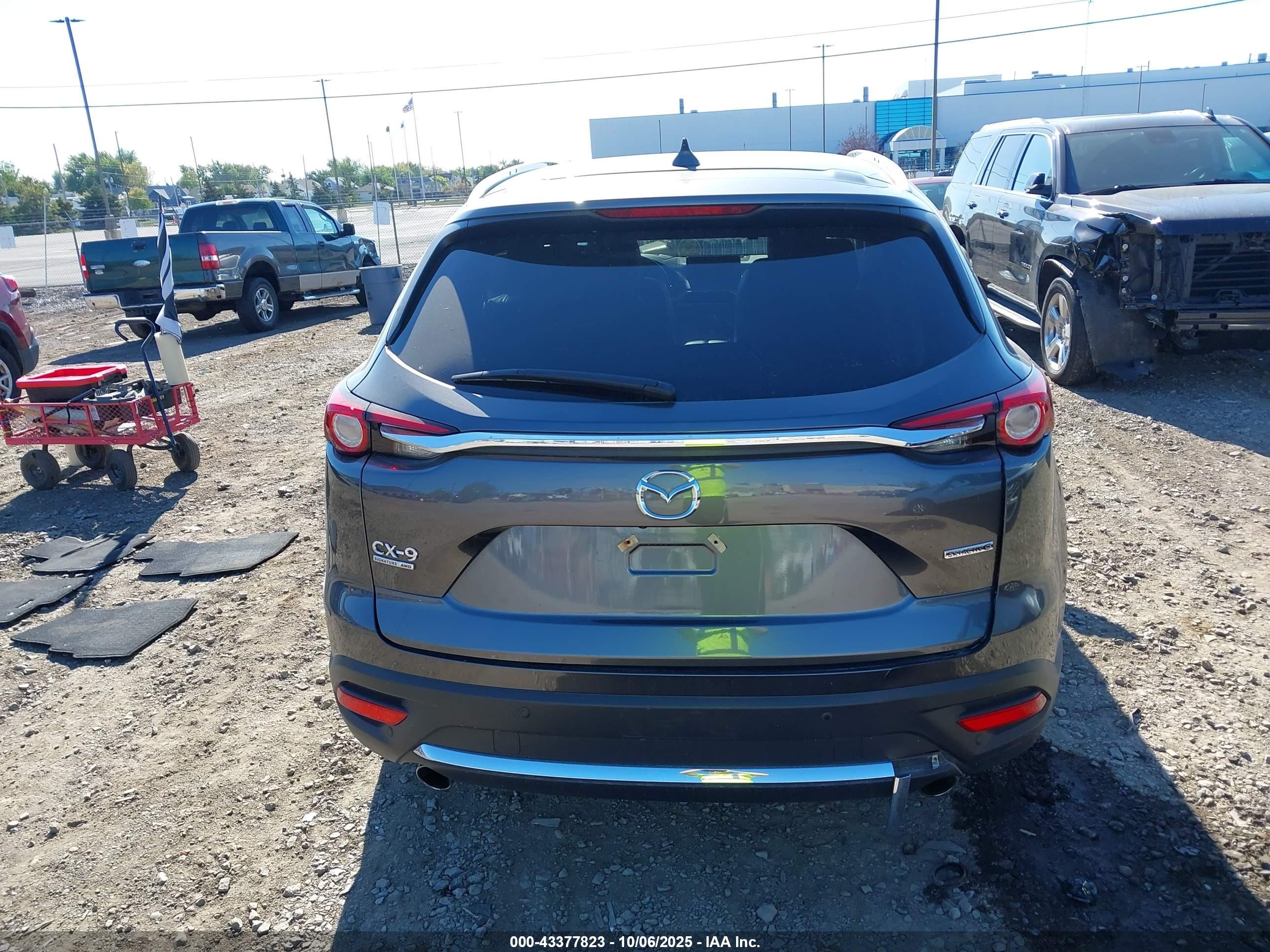 2021 Mazda Cx-9 Signature Gray vin: JM3TCBEY9M0537980