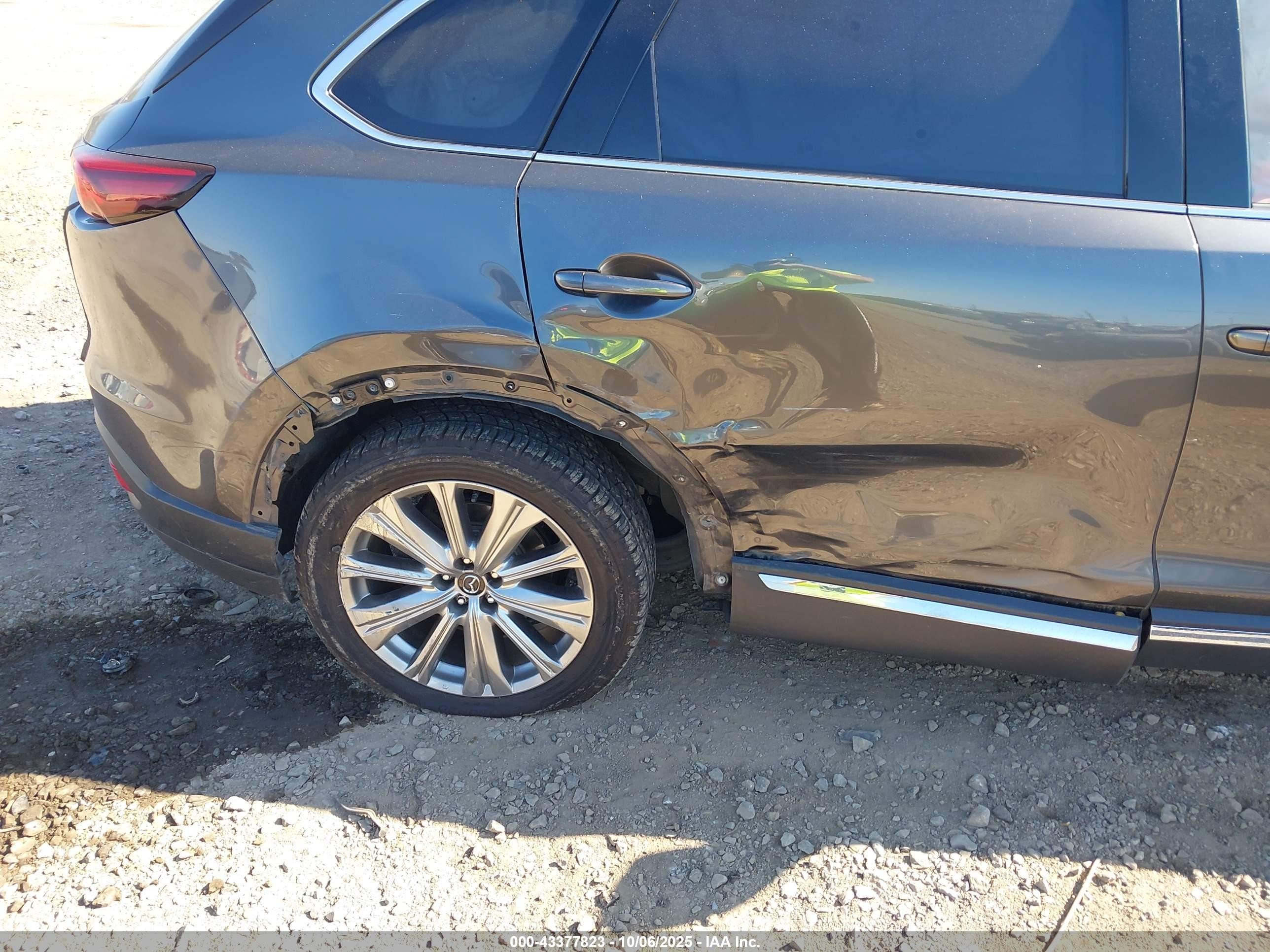 2021 Mazda Cx-9 Signature Gray vin: JM3TCBEY9M0537980
