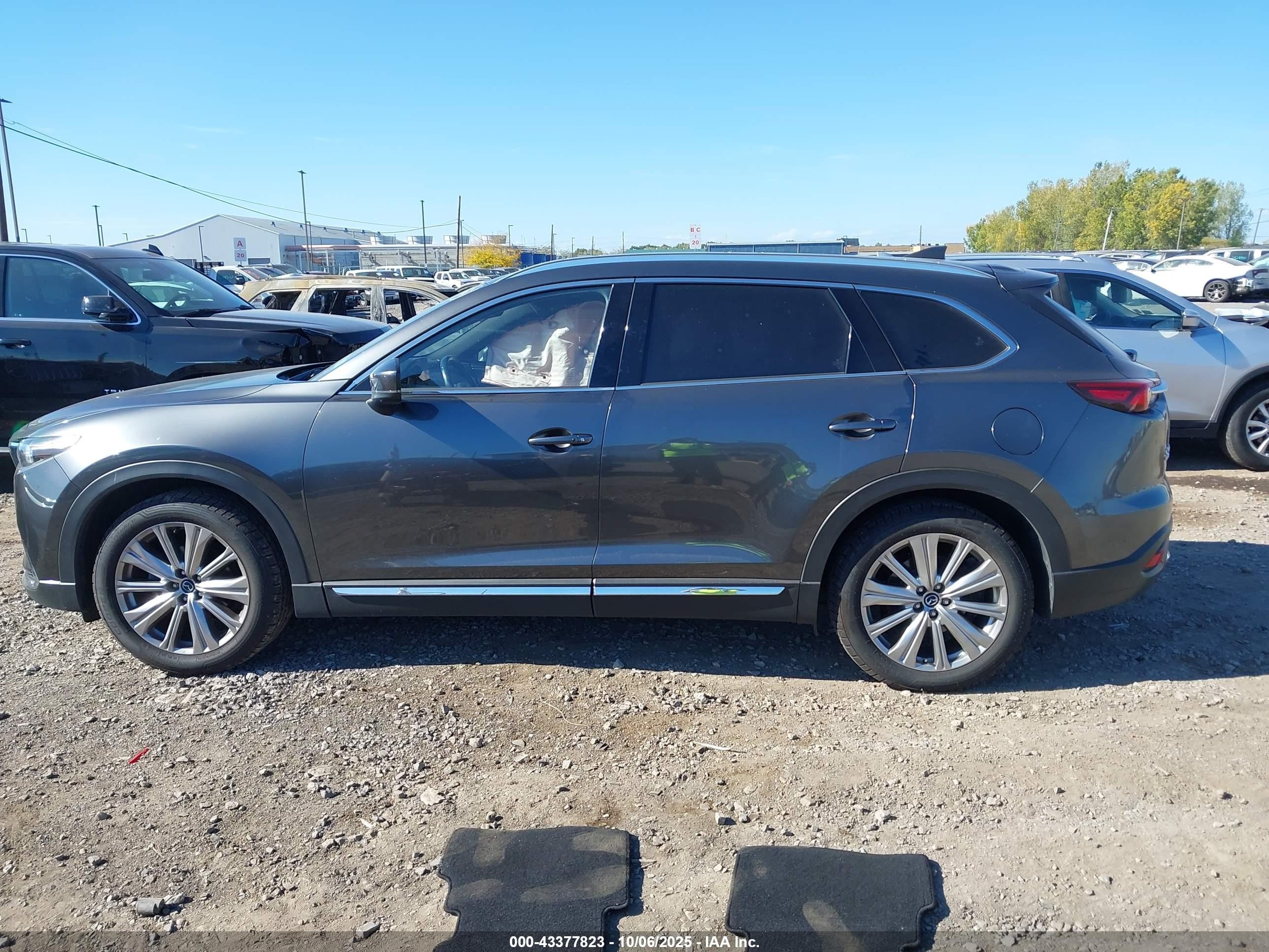 2021 Mazda Cx-9 Signature Gray vin: JM3TCBEY9M0537980