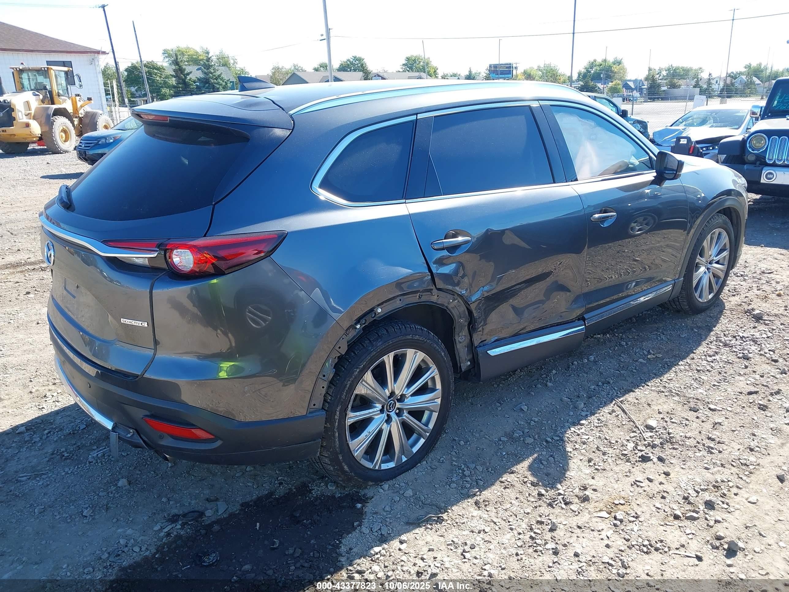 2021 Mazda Cx-9 Signature Gray vin: JM3TCBEY9M0537980