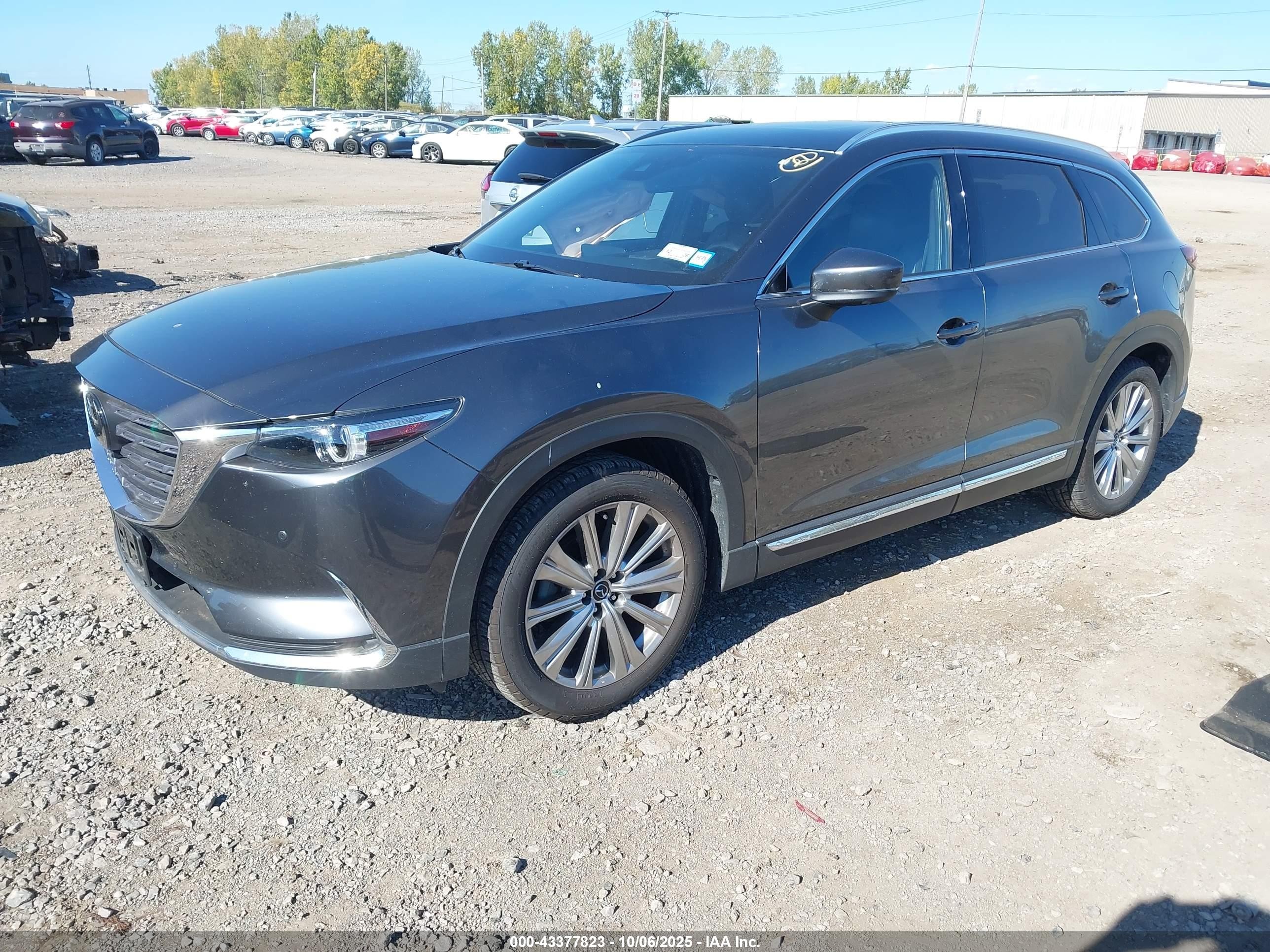 2021 Mazda Cx-9 Signature Gray vin: JM3TCBEY9M0537980