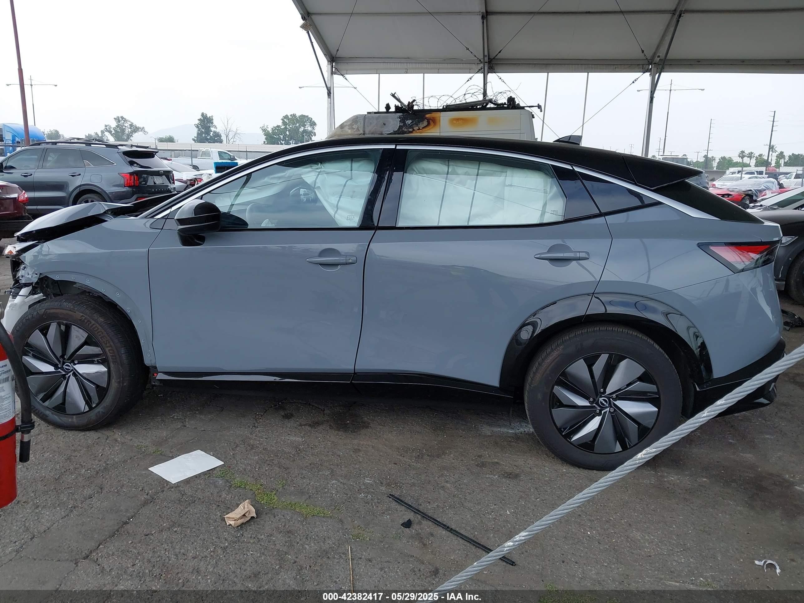 2024 Nissan Ariya Engage Gray vin: JN1AF0BAXRM431334