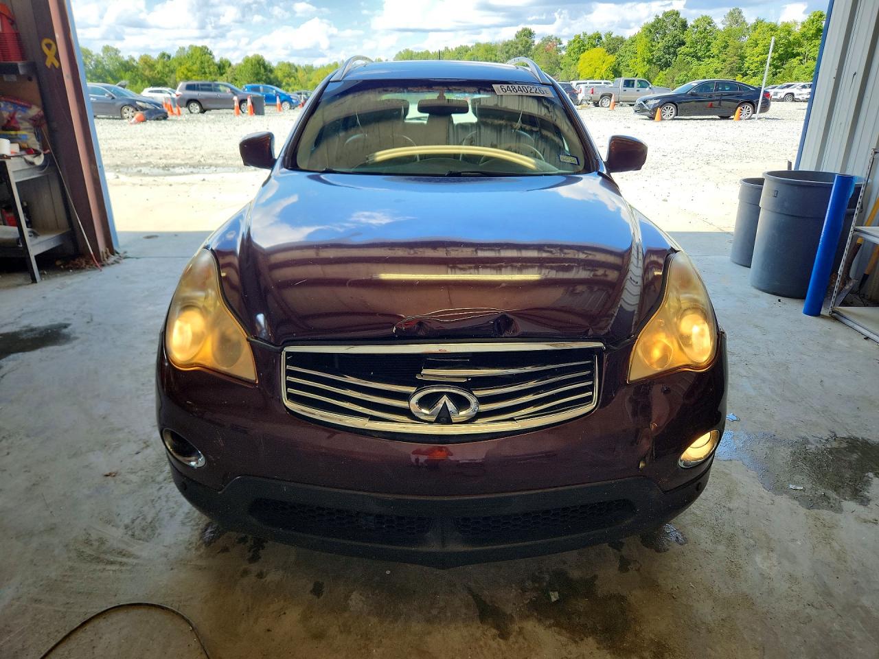 2011 Infiniti Ex35 Base Burgundy vin: JN1AJ0HP0BM801772