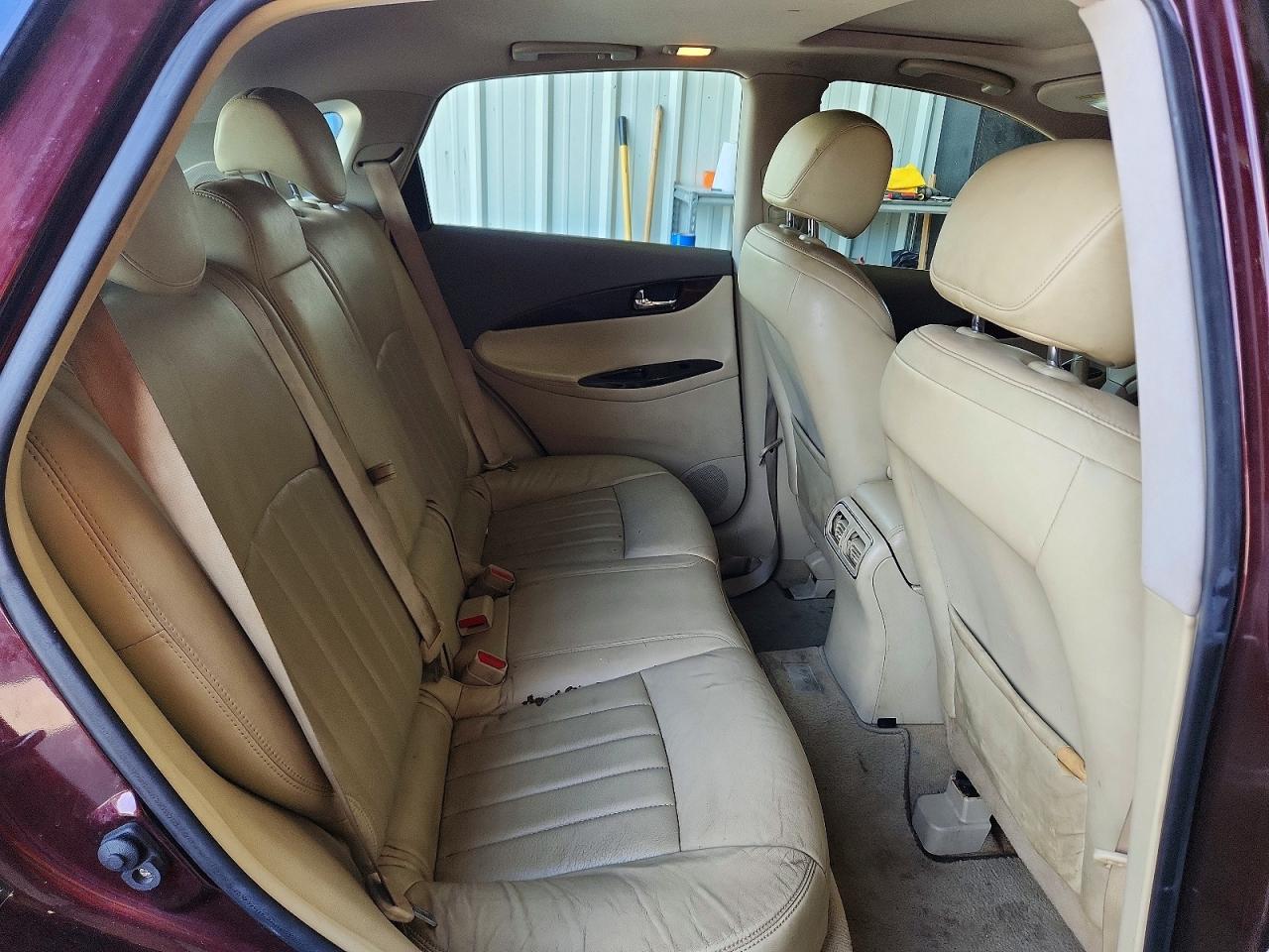 2011 Infiniti Ex35 Base Burgundy vin: JN1AJ0HP0BM801772