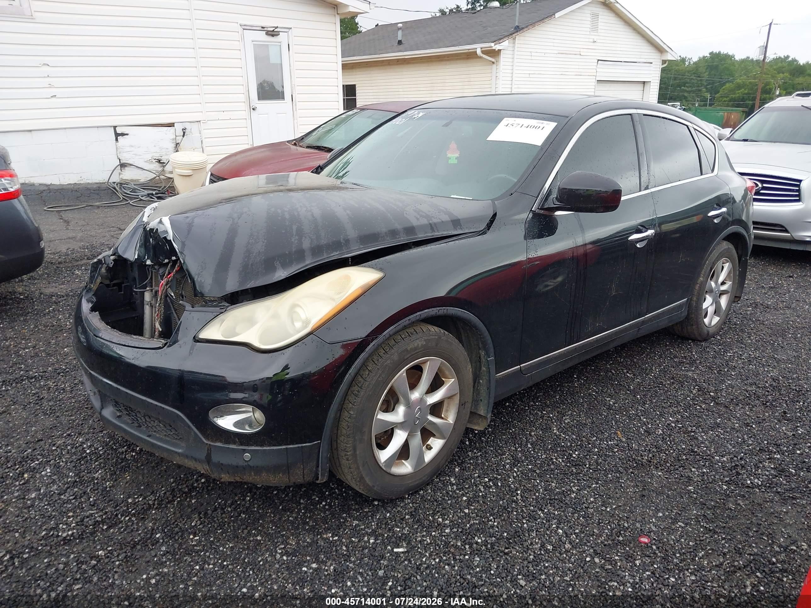 2010 Infiniti Ex35 Journey Black vin: JN1AJ0HP1AM700366