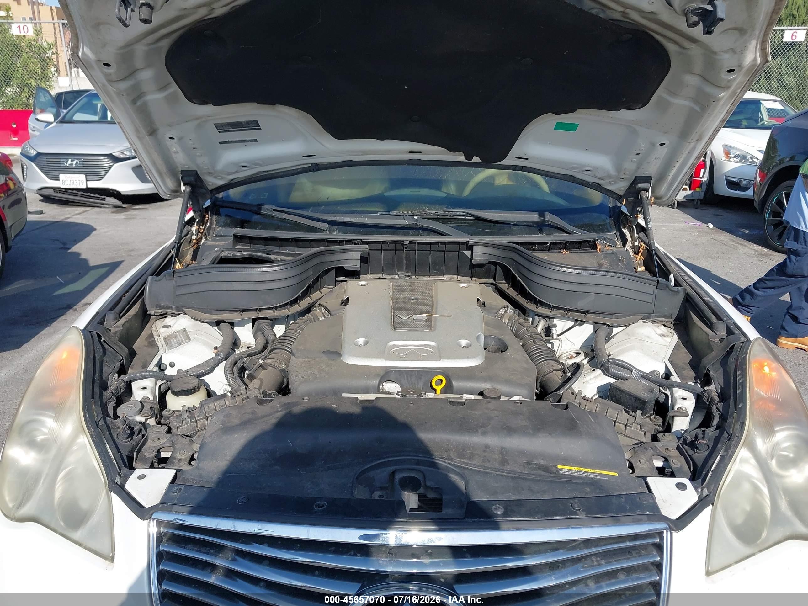 2010 Infiniti Ex35 Journey Белый vin: JN1AJ0HP1AM702750