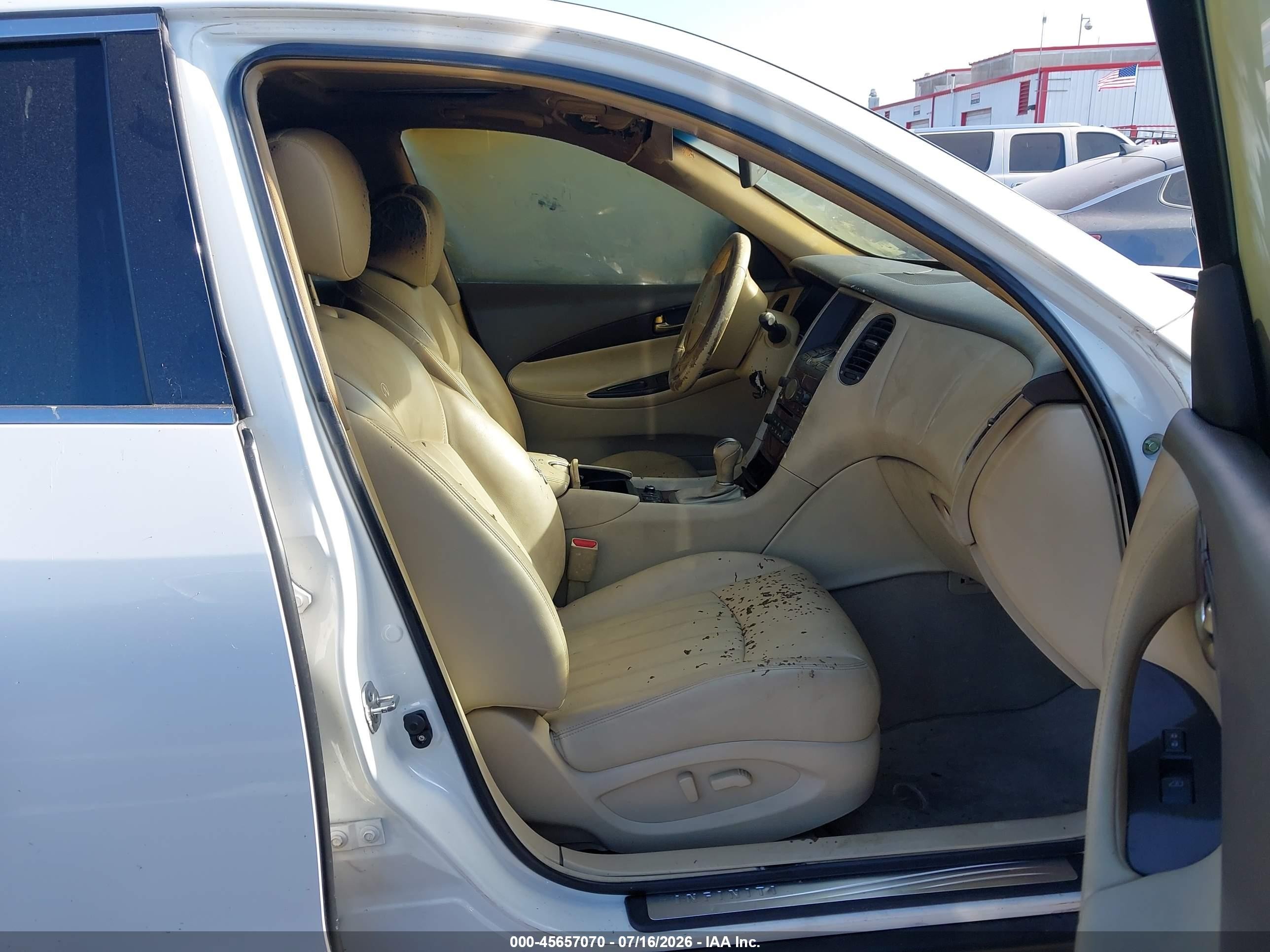 2010 Infiniti Ex35 Journey Белый vin: JN1AJ0HP1AM702750