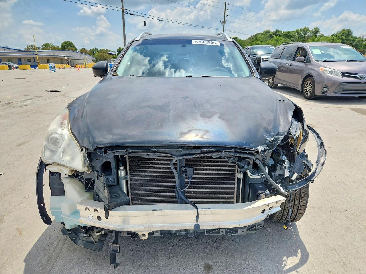 2010 Infiniti Ex35 Base Black vin: JN1AJ0HP4AM703651