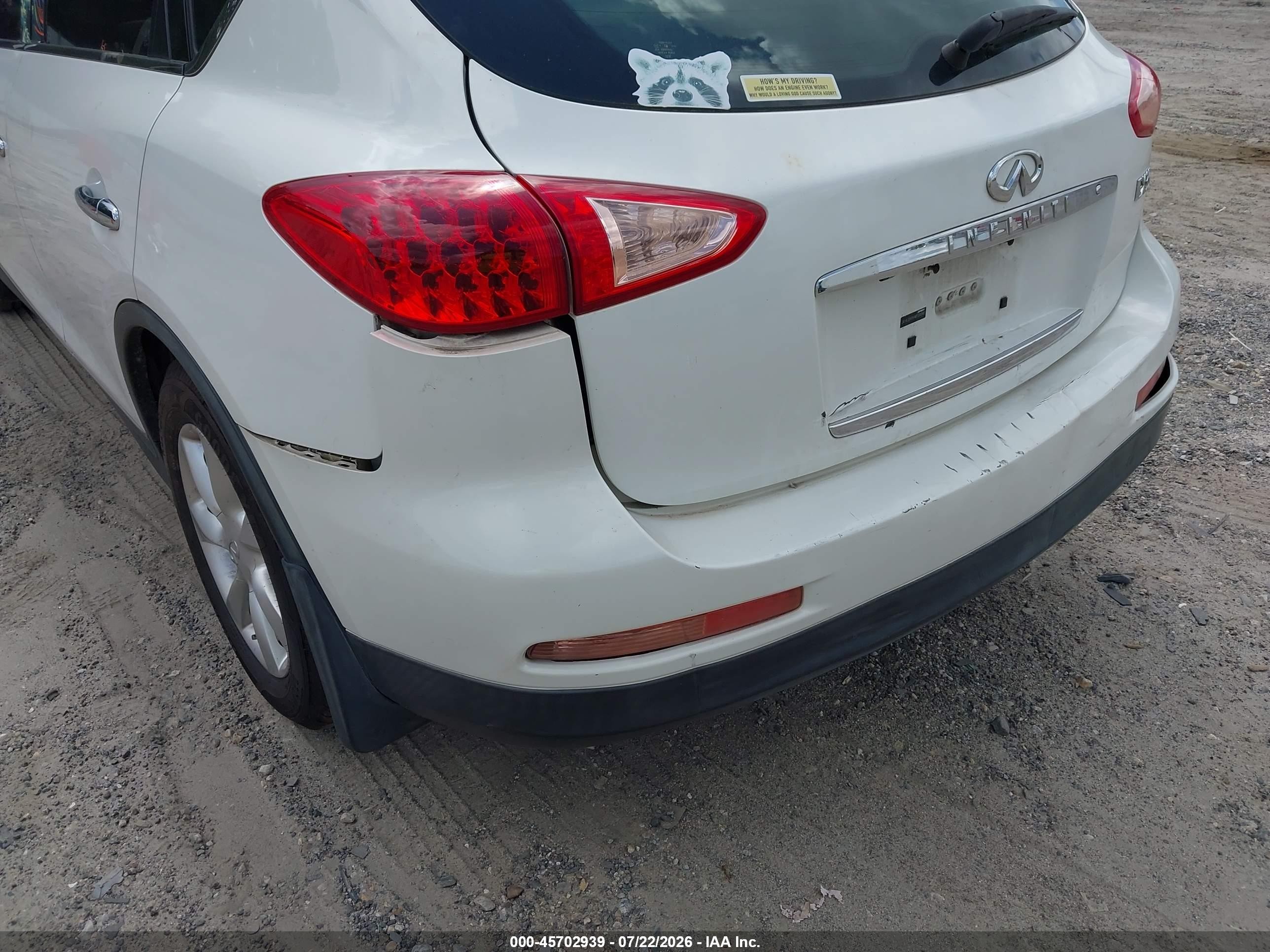 2010 Infiniti Ex35 Journey Белый vin: JN1AJ0HP5AM700046
