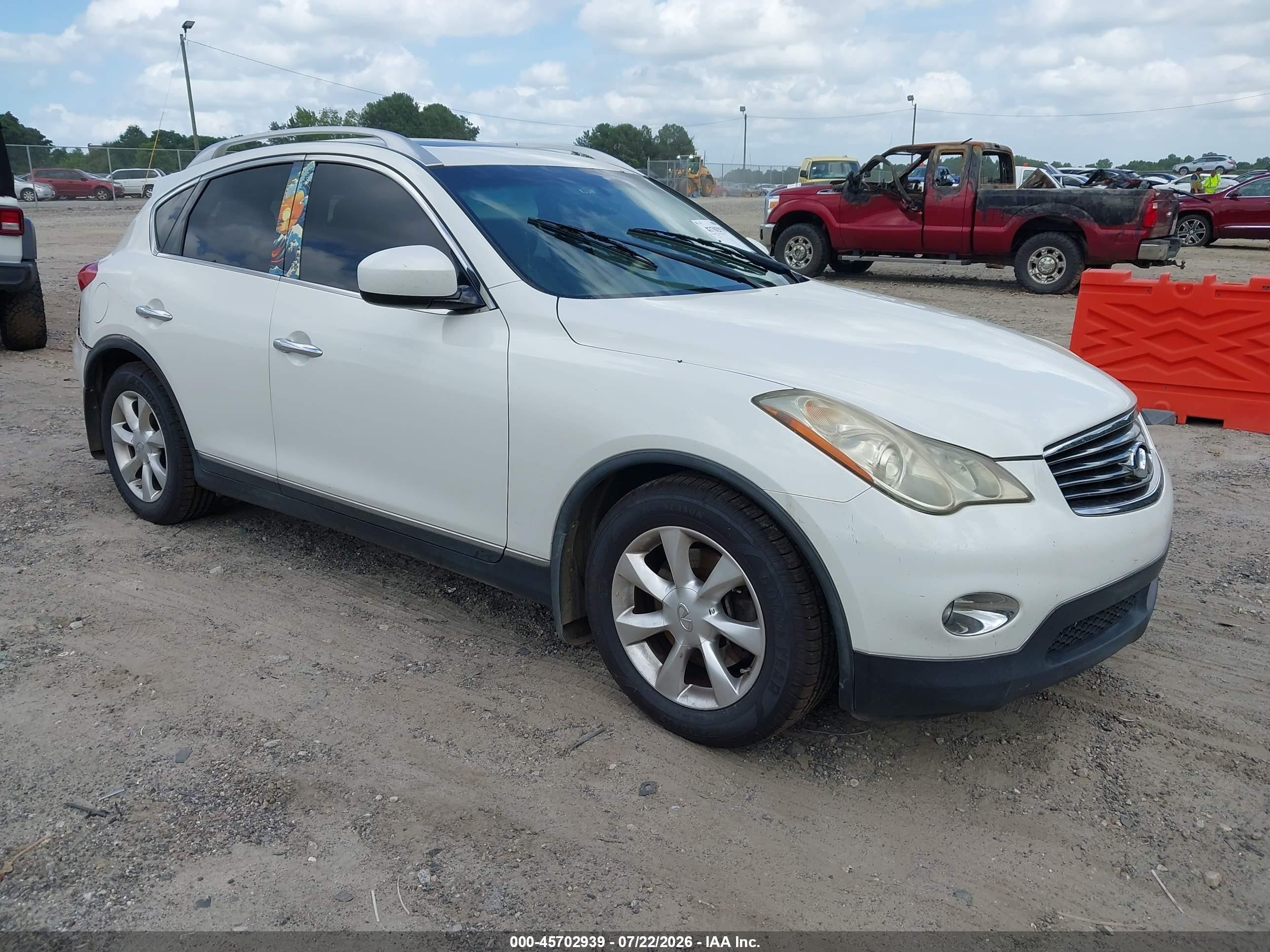 2010 Infiniti Ex35 Journey Белый vin: JN1AJ0HP5AM700046