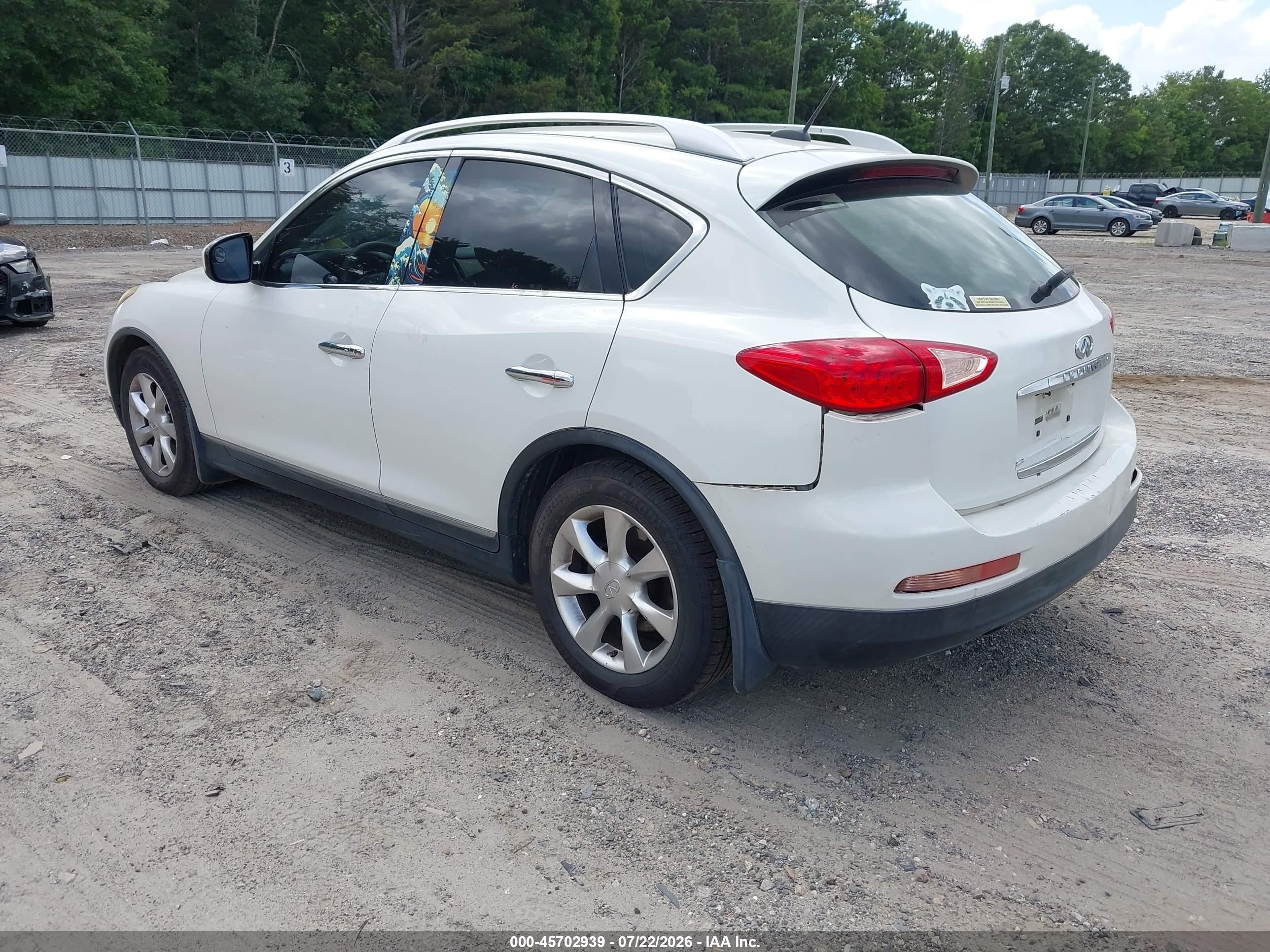 2010 Infiniti Ex35 Journey Белый vin: JN1AJ0HP5AM700046