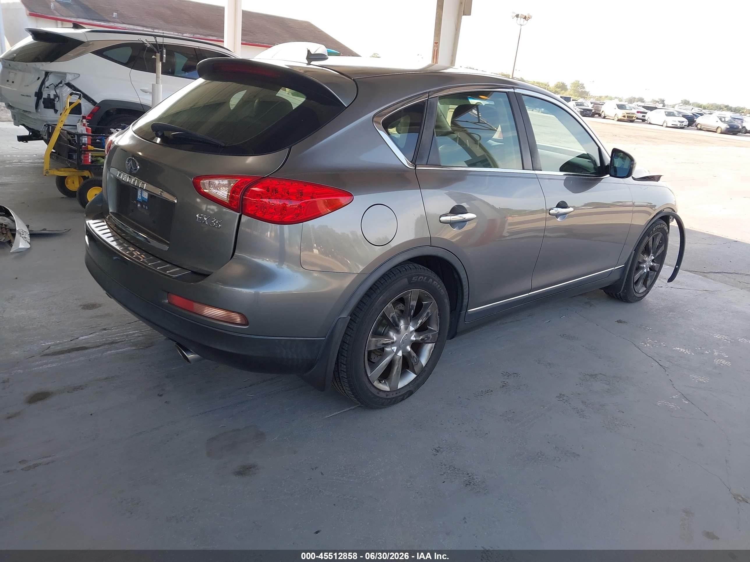 2012 Infiniti Ex35 Journey Серый vin: JN1AJ0HP6CM400874