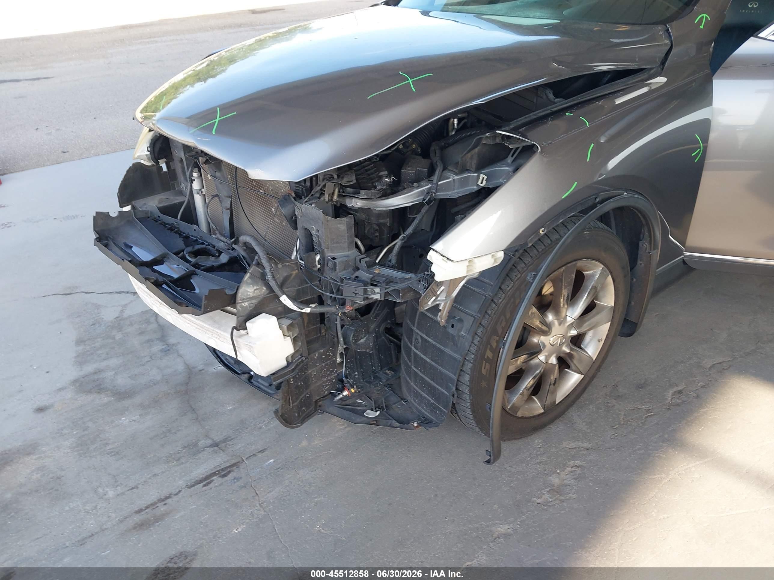 2012 Infiniti Ex35 Journey Серый vin: JN1AJ0HP6CM400874
