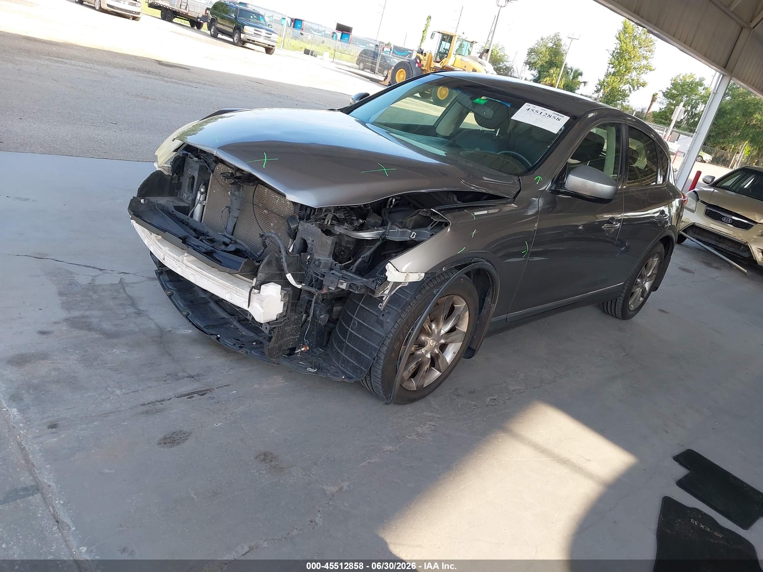 2012 Infiniti Ex35 Journey Серый vin: JN1AJ0HP6CM400874