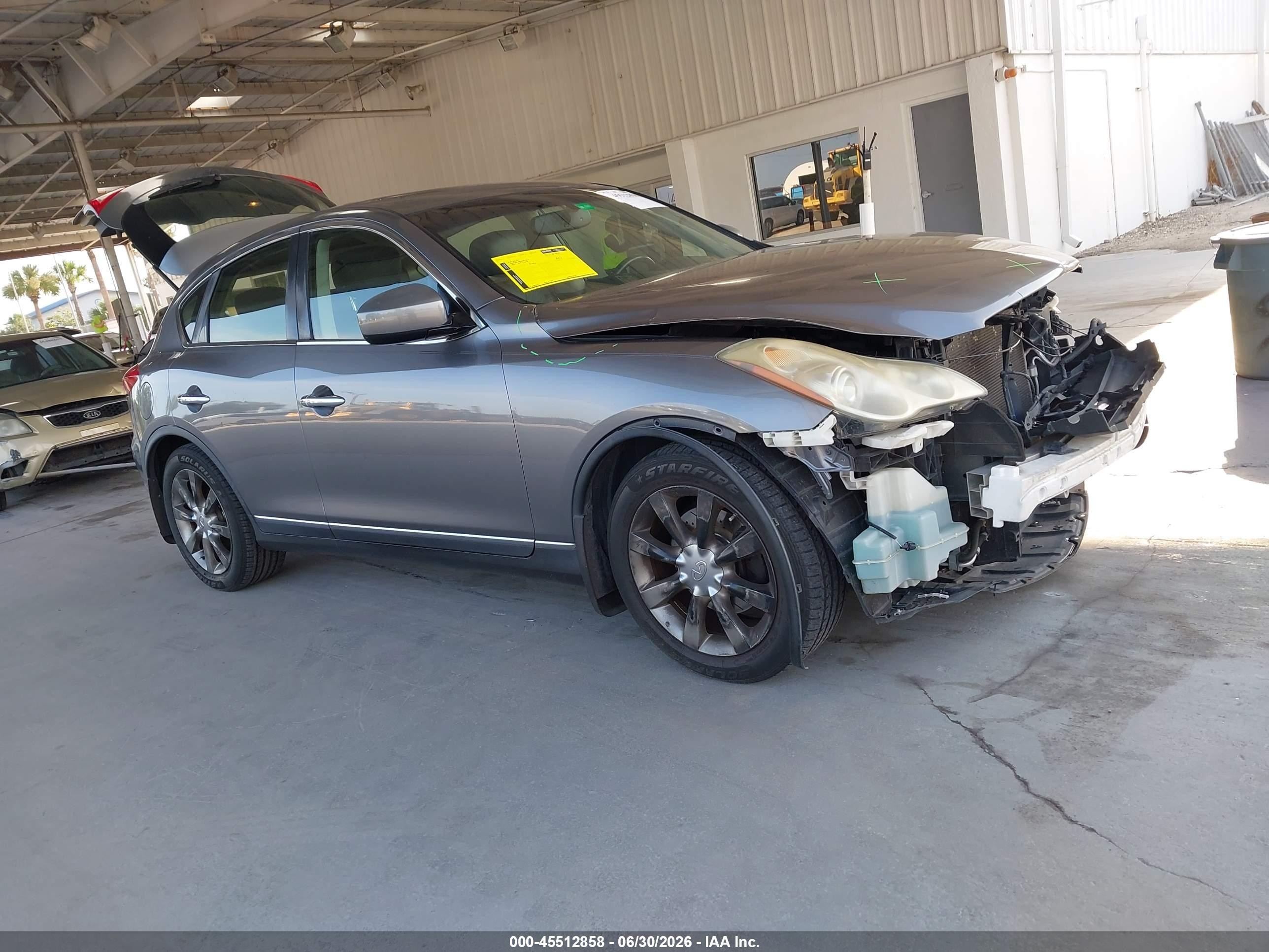 2012 Infiniti Ex35 Journey Серый vin: JN1AJ0HP6CM400874