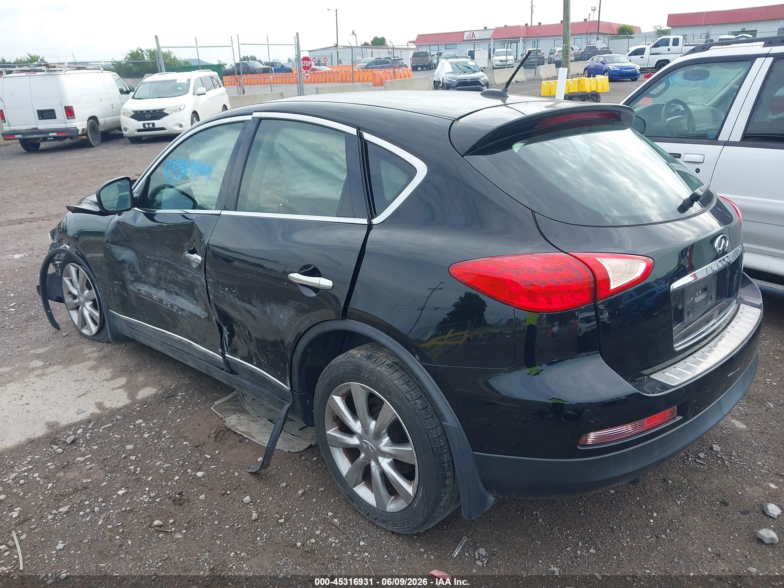 2012 Infiniti Ex35 Journey Black vin: JN1AJ0HP6CM401037