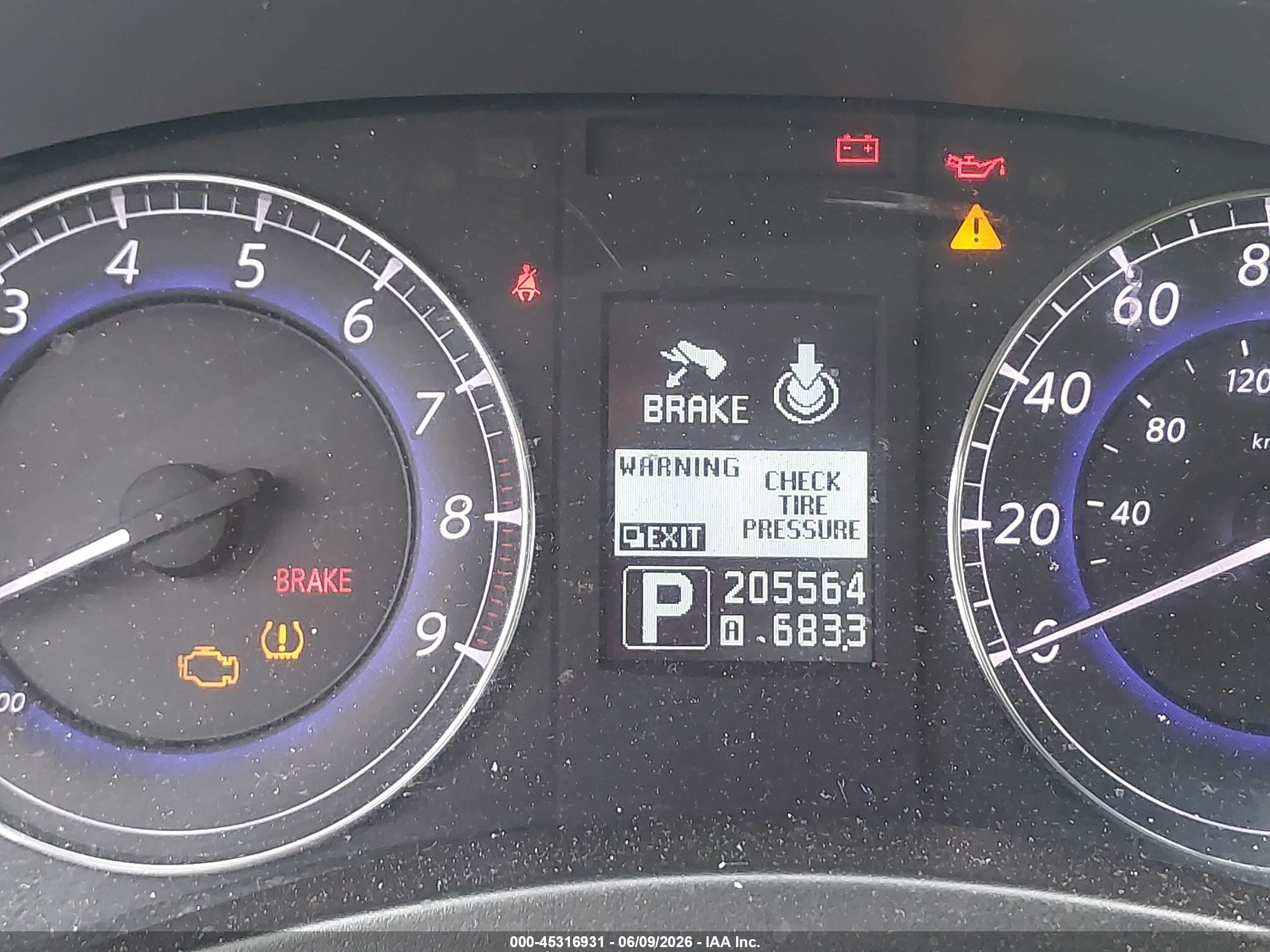 2012 Infiniti Ex35 Journey Black vin: JN1AJ0HP6CM401037