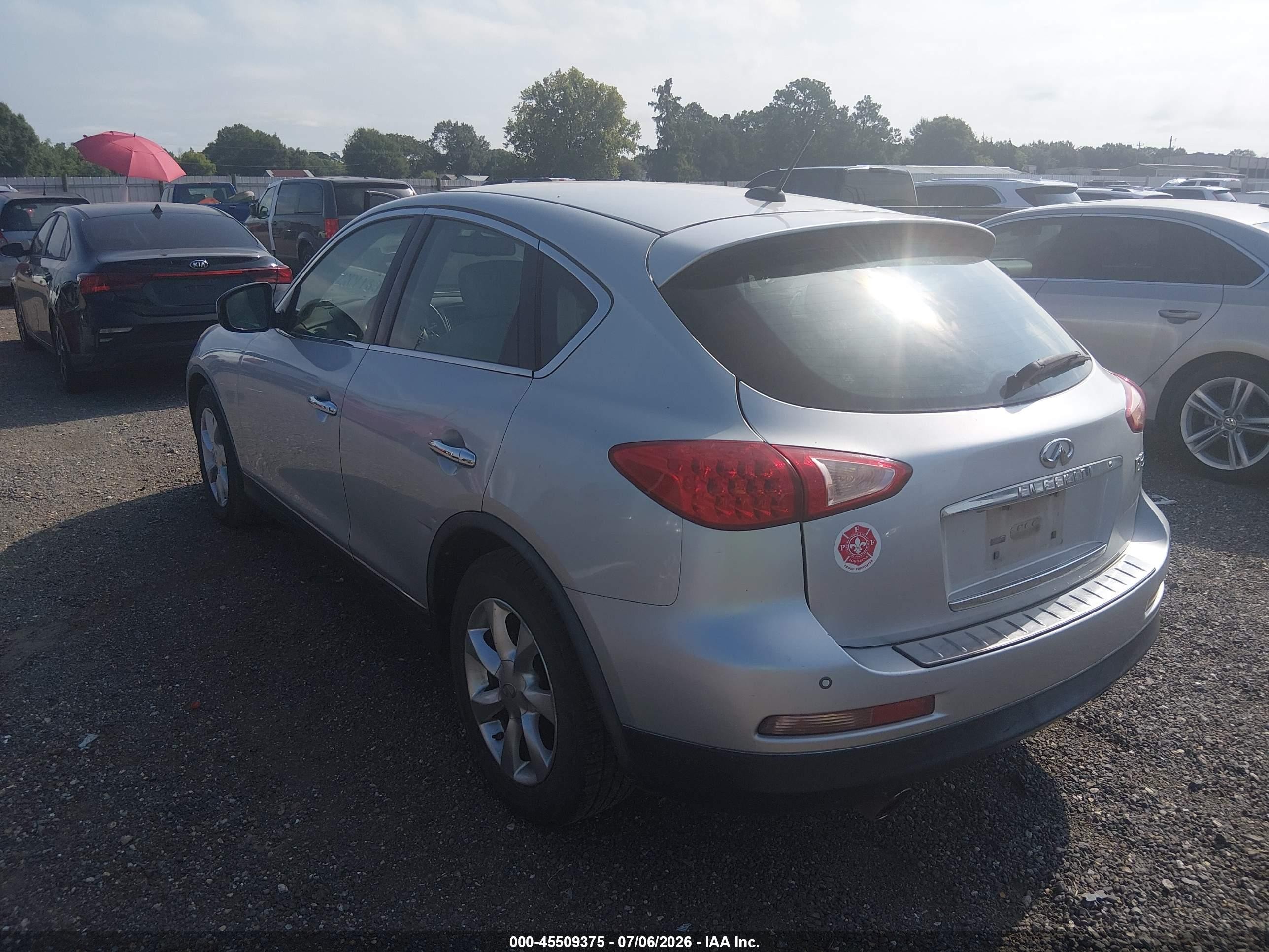 2010 Infiniti Ex35 Journey Silver vin: JN1AJ0HP8AM701837
