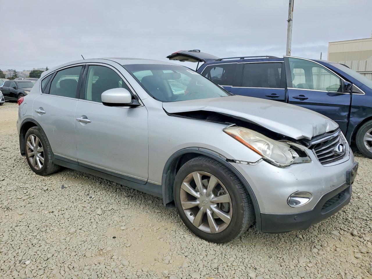 2011 Infiniti Ex35 Silver vin: JN1AJ0HP8BM802328
