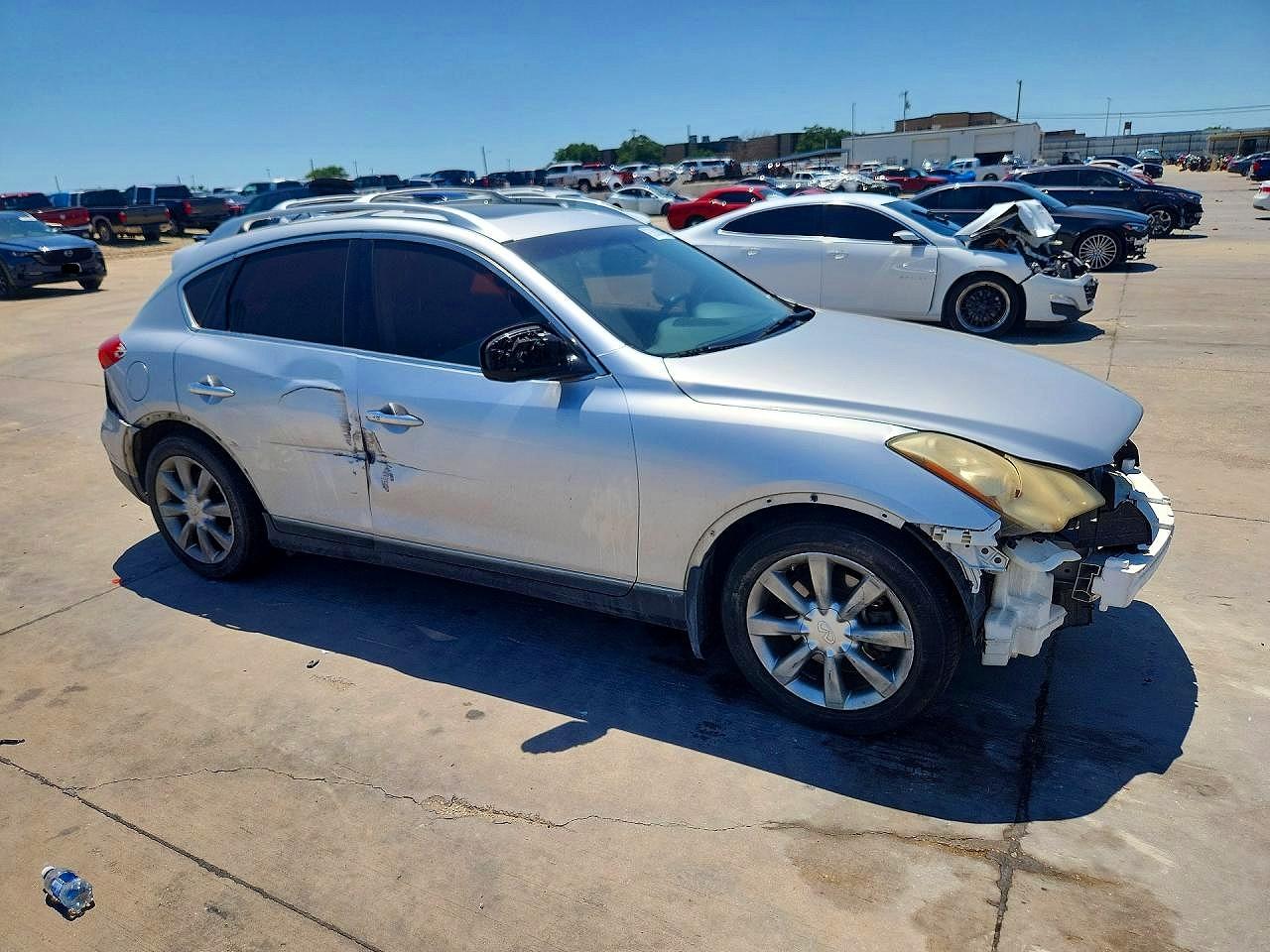 2012 Infiniti Ex35 Base Silver vin: JN1AJ0HP8CM400892