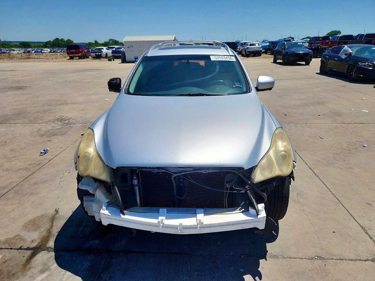 2012 Infiniti Ex35 Base Silver vin: JN1AJ0HP8CM400892