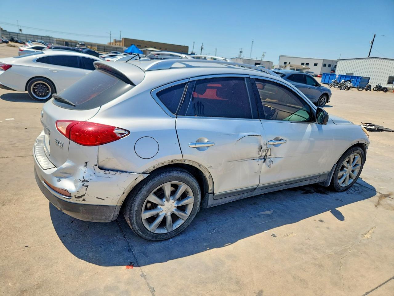 2012 Infiniti Ex35 Base Silver vin: JN1AJ0HP8CM400892