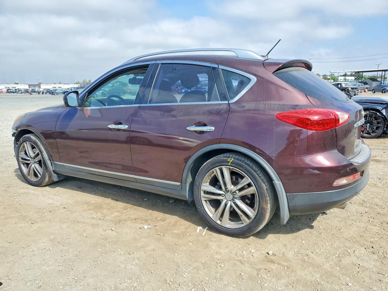 2012 Infiniti Ex35 Base Maroon vin: JN1AJ0HP9CM400173