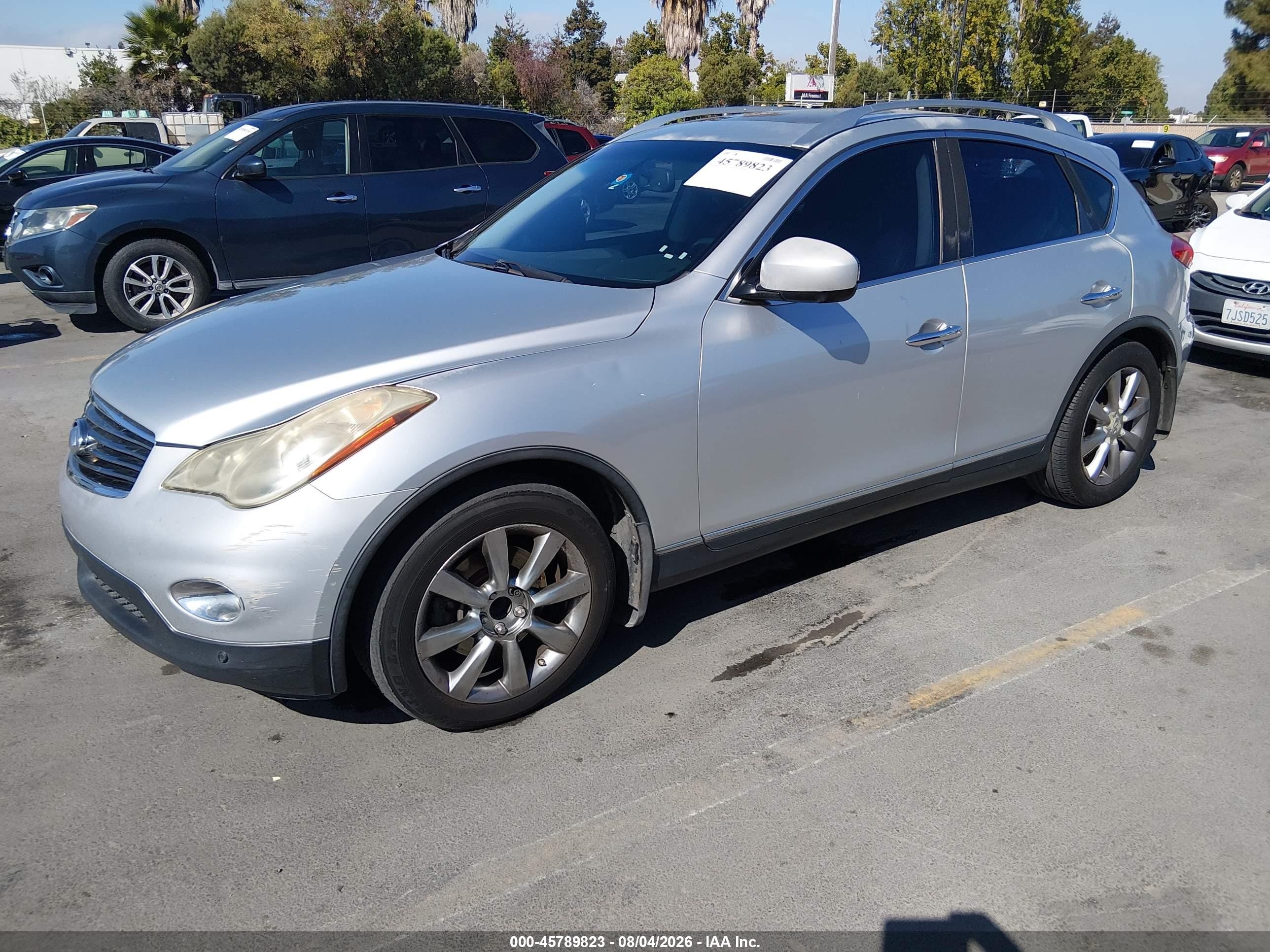 2012 Infiniti Ex35 Journey Silver vin: JN1AJ0HP9CM401226