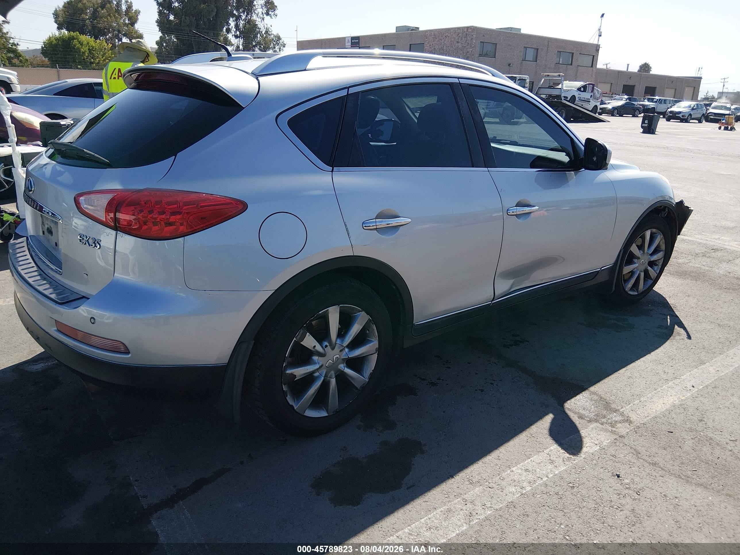 2012 Infiniti Ex35 Journey Silver vin: JN1AJ0HP9CM401226