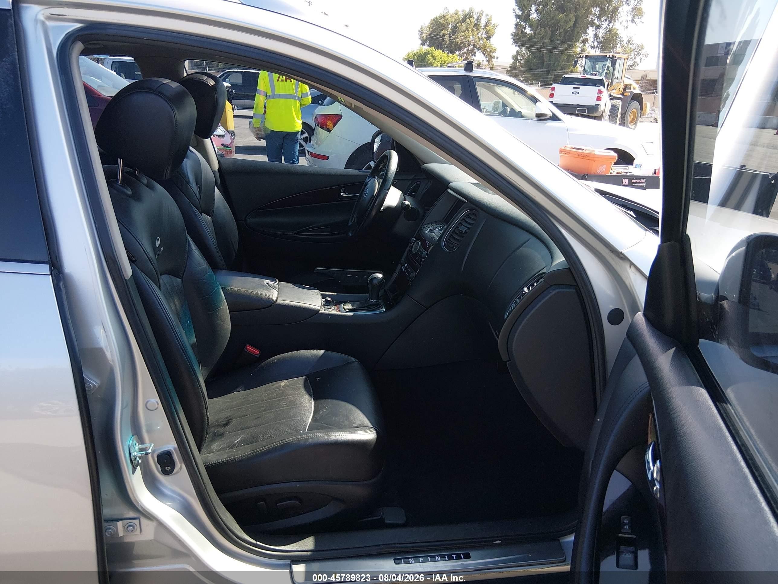 2012 Infiniti Ex35 Journey Silver vin: JN1AJ0HP9CM401226