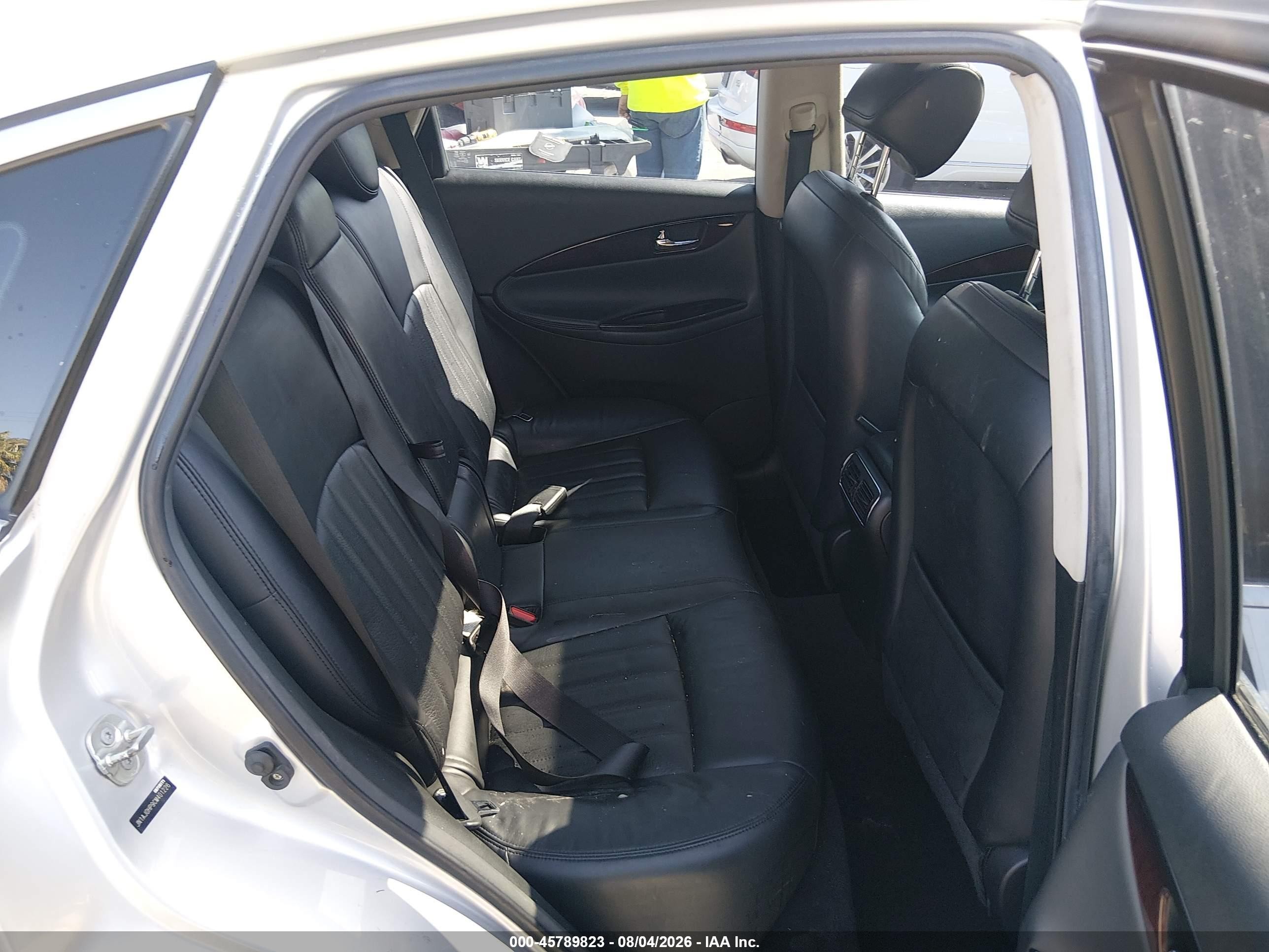 2012 Infiniti Ex35 Journey Silver vin: JN1AJ0HP9CM401226