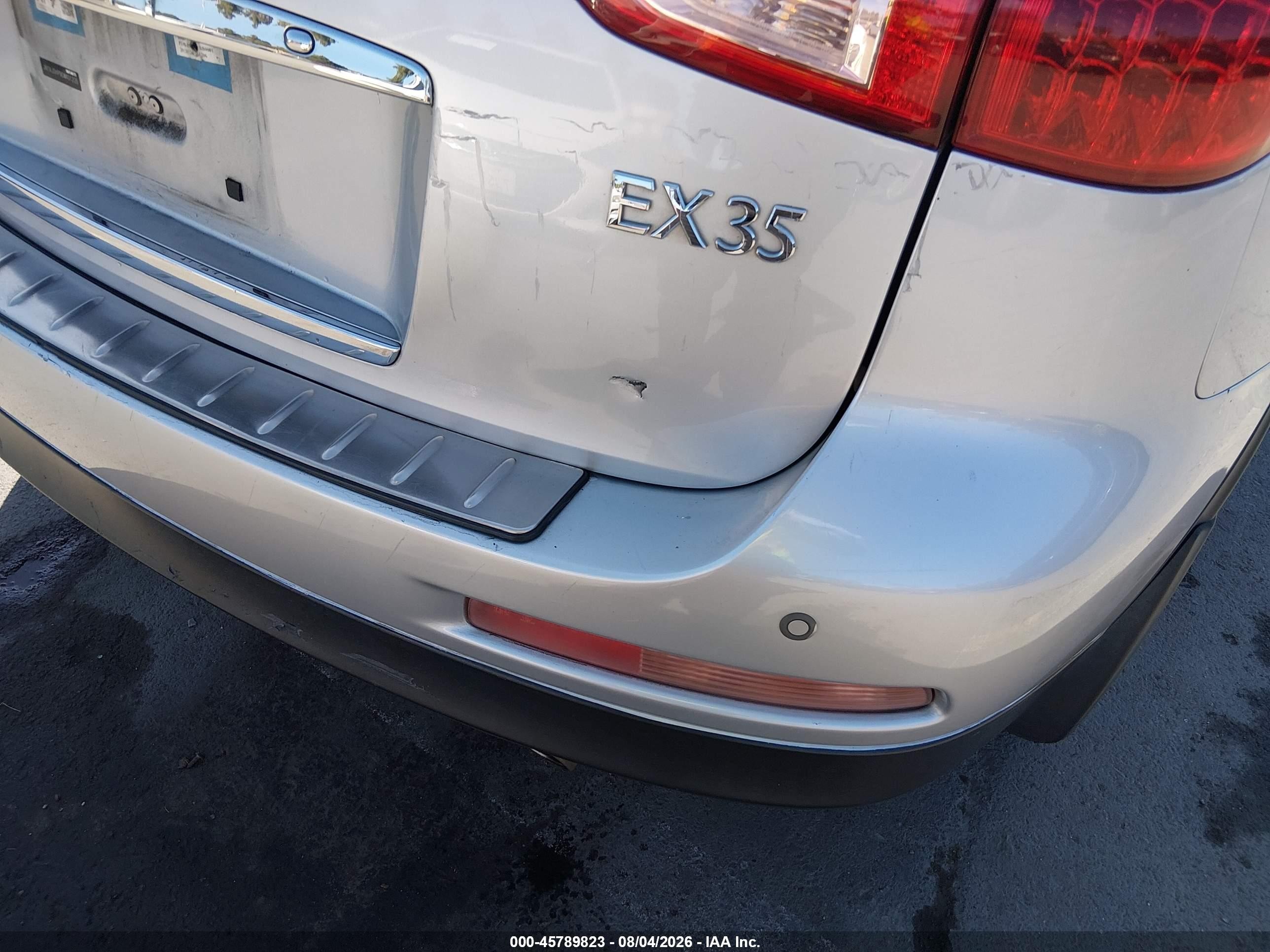 2012 Infiniti Ex35 Journey Silver vin: JN1AJ0HP9CM401226