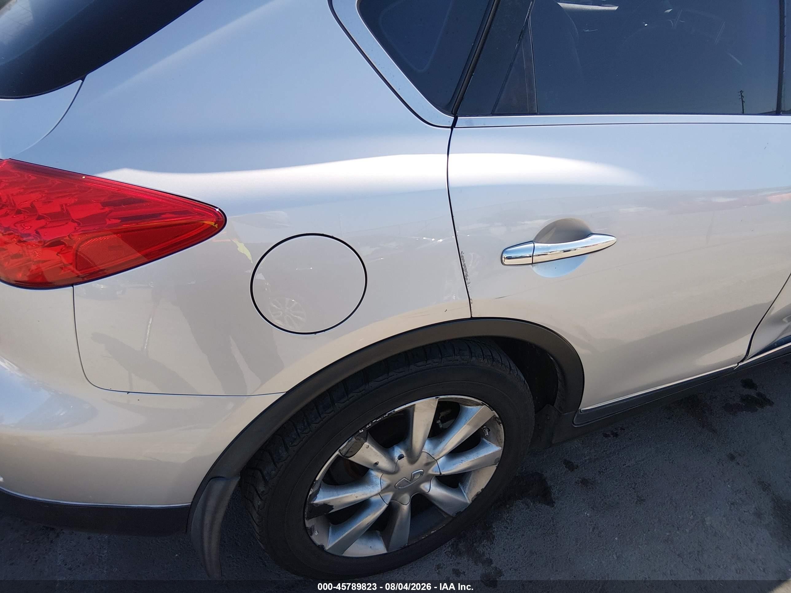 2012 Infiniti Ex35 Journey Silver vin: JN1AJ0HP9CM401226