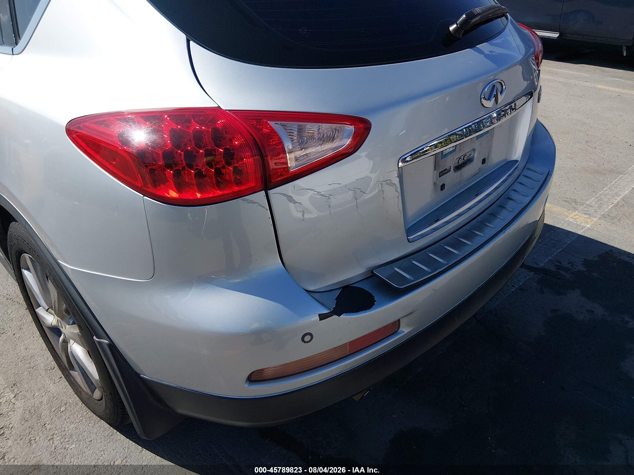 2012 Infiniti Ex35 Journey Silver vin: JN1AJ0HP9CM401226