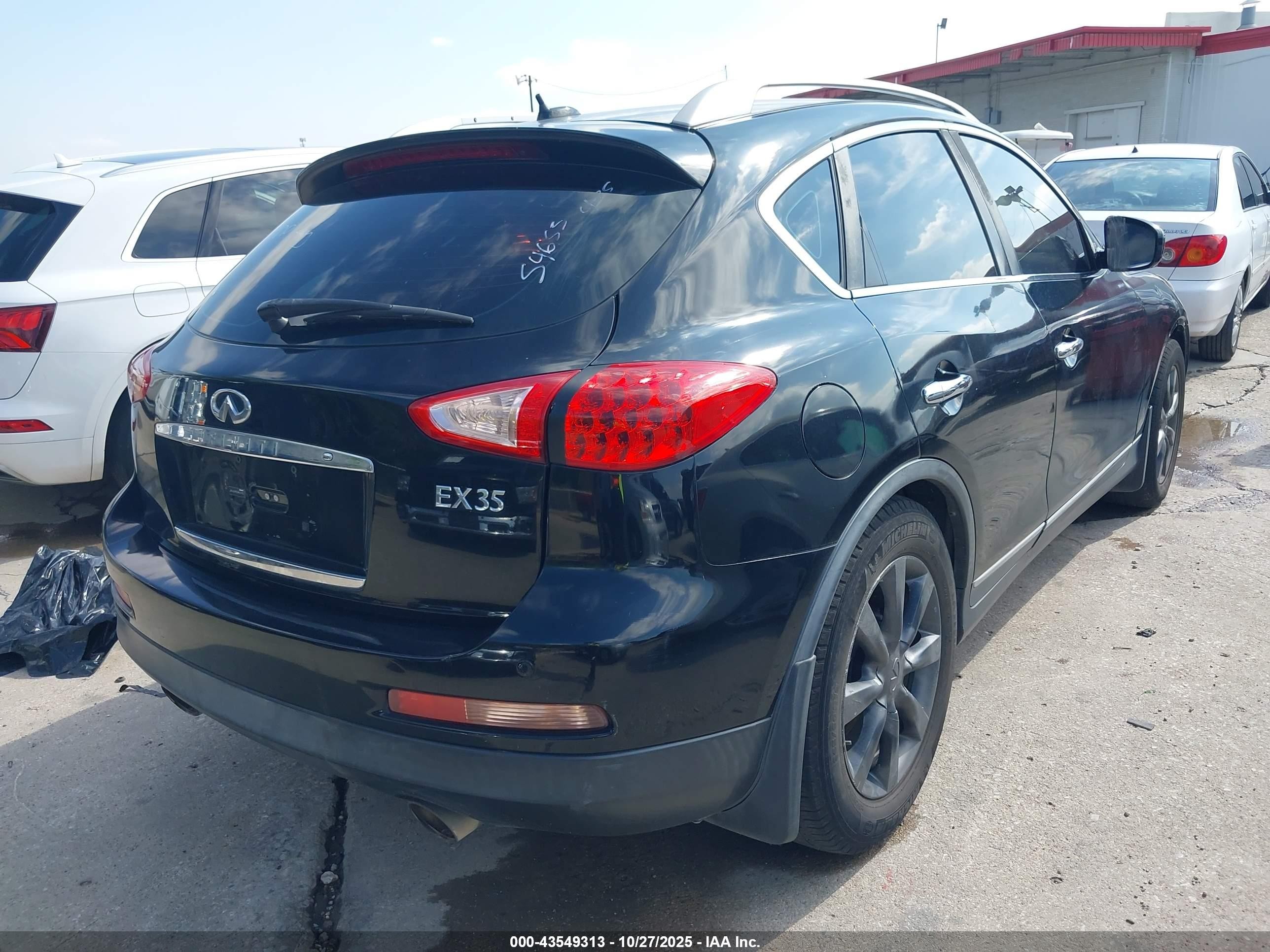 2012 Infiniti Ex35 Journey Черный vin: JN1AJ0HP9CM401453