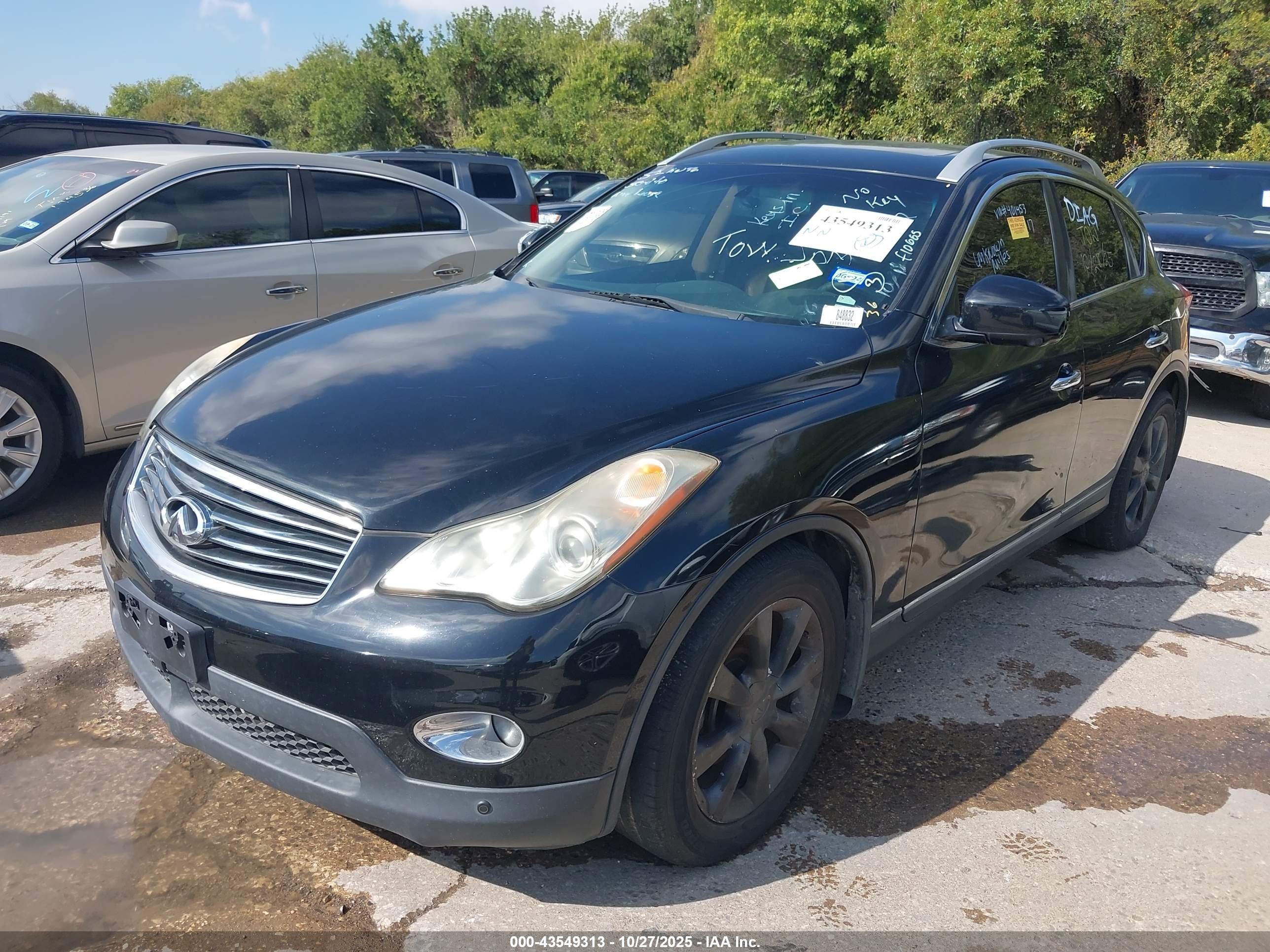 2012 Infiniti Ex35 Journey Черный vin: JN1AJ0HP9CM401453