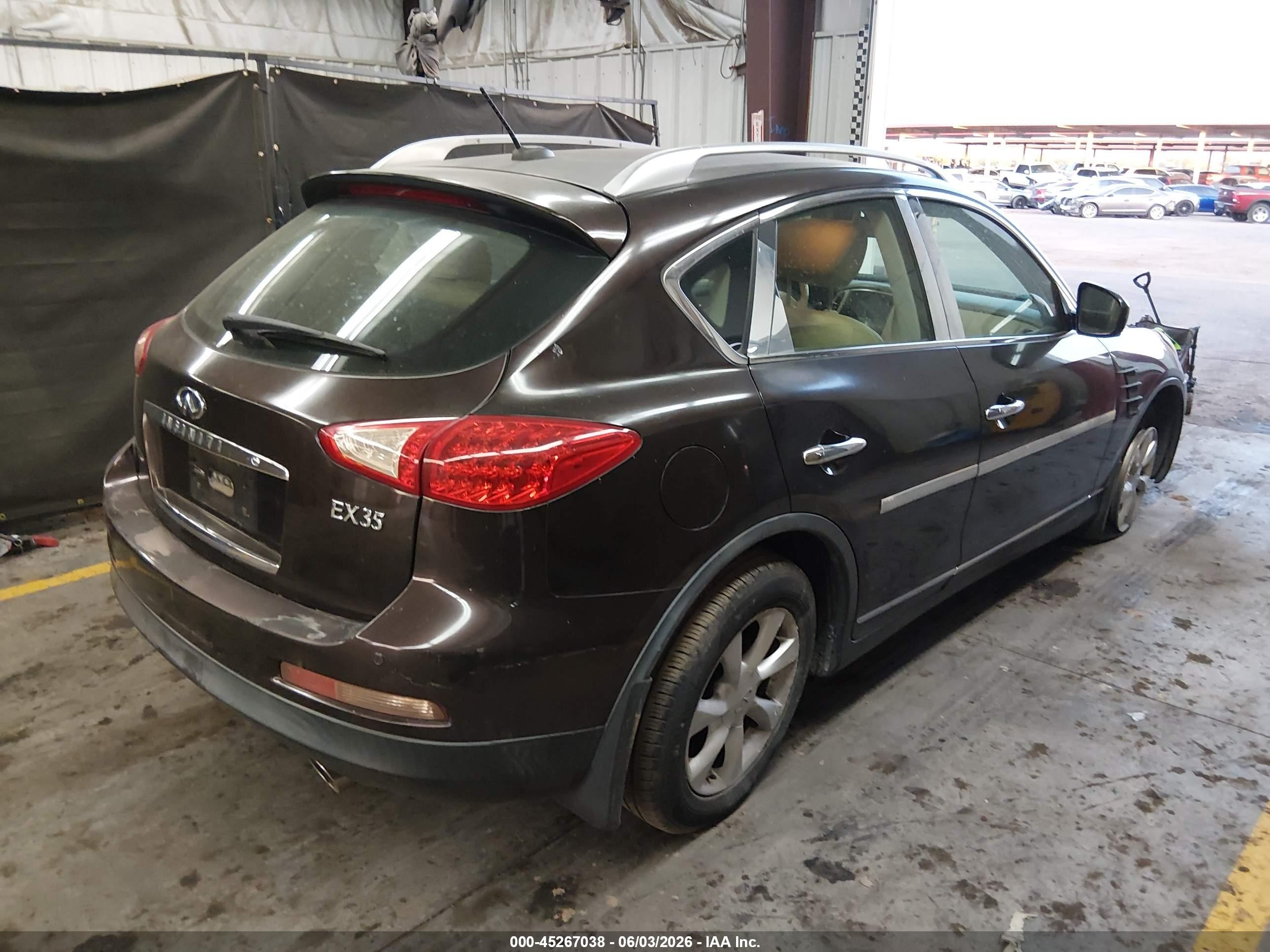 2010 Infiniti Ex35 Journey Темно-бордовый vin: JN1AJ0HPXAM703508