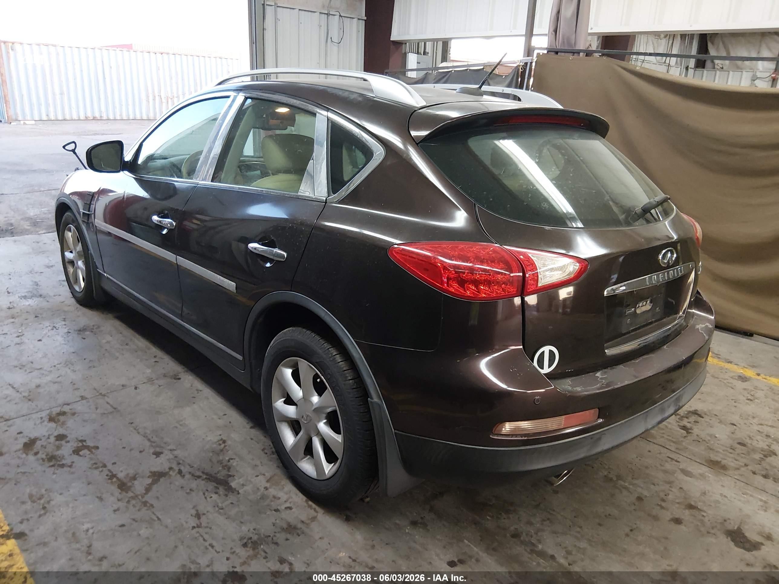 2010 Infiniti Ex35 Journey Темно-бордовый vin: JN1AJ0HPXAM703508