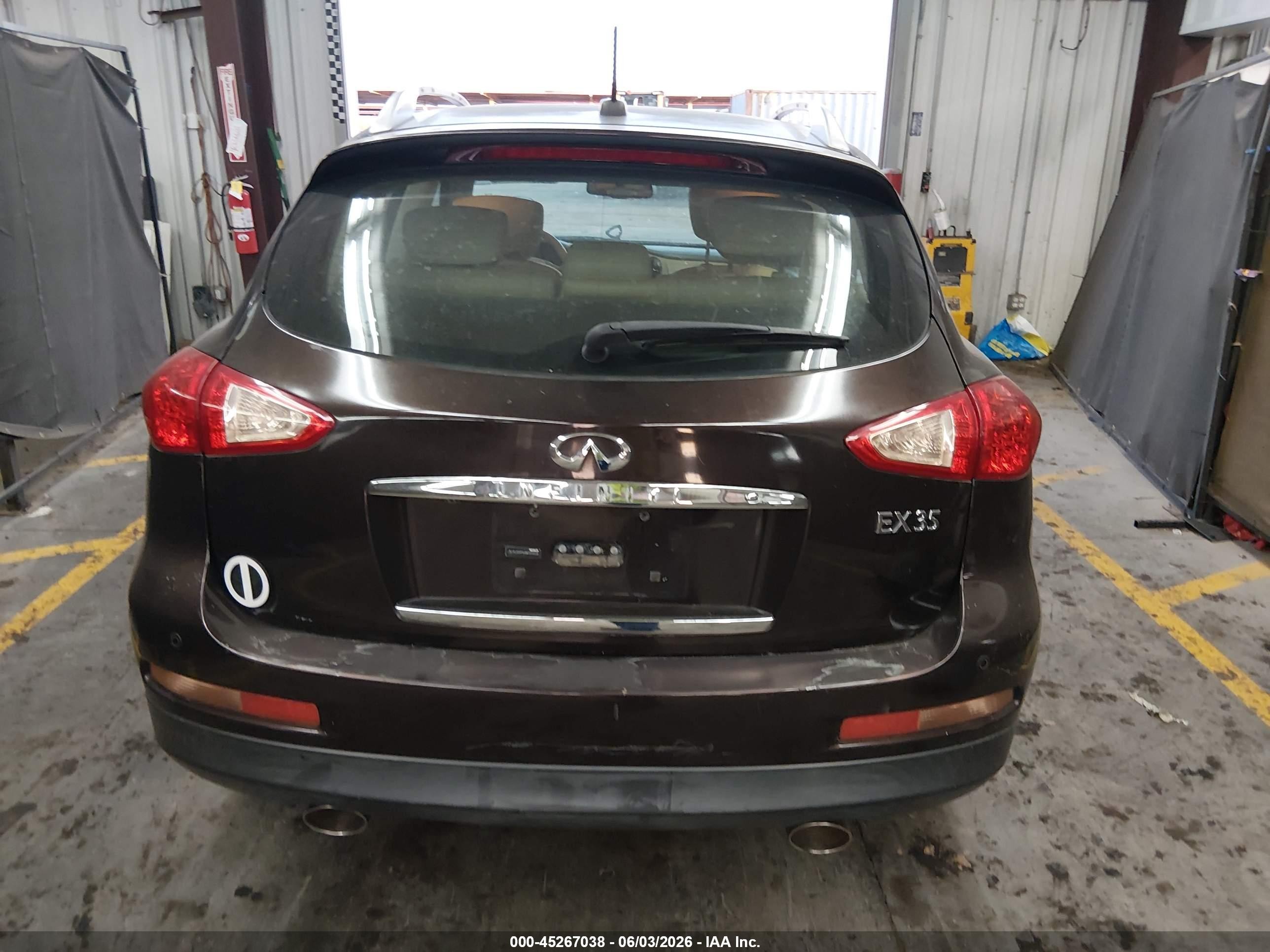2010 Infiniti Ex35 Journey Темно-бордовый vin: JN1AJ0HPXAM703508