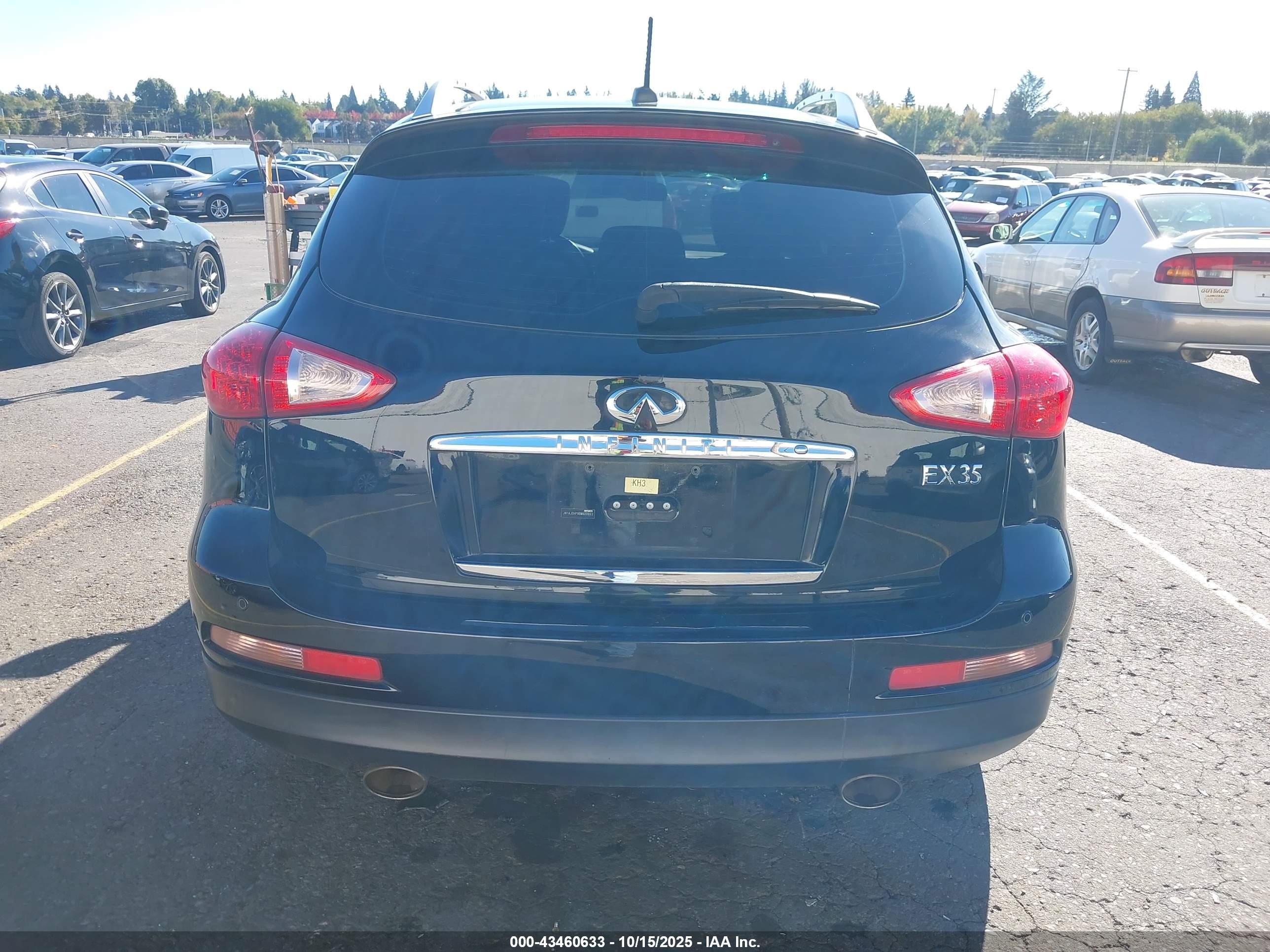 2011 Infiniti Ex35 Journey Черный vin: JN1AJ0HPXBM800953