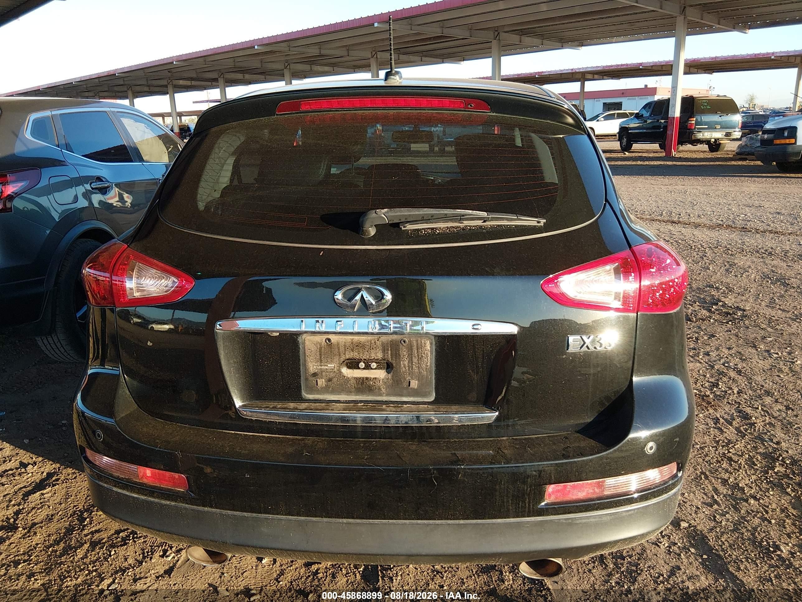2011 Infiniti Ex35 Journey Black vin: JN1AJ0HPXBM802251