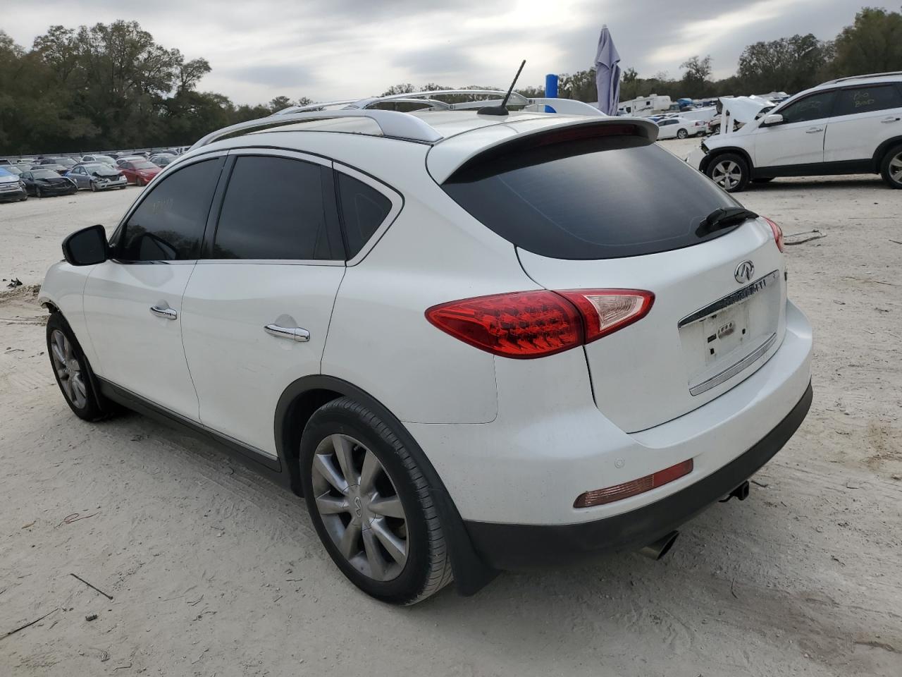 2010 Infiniti Ex35 Base White vin: JN1AJ0HR0AM753576