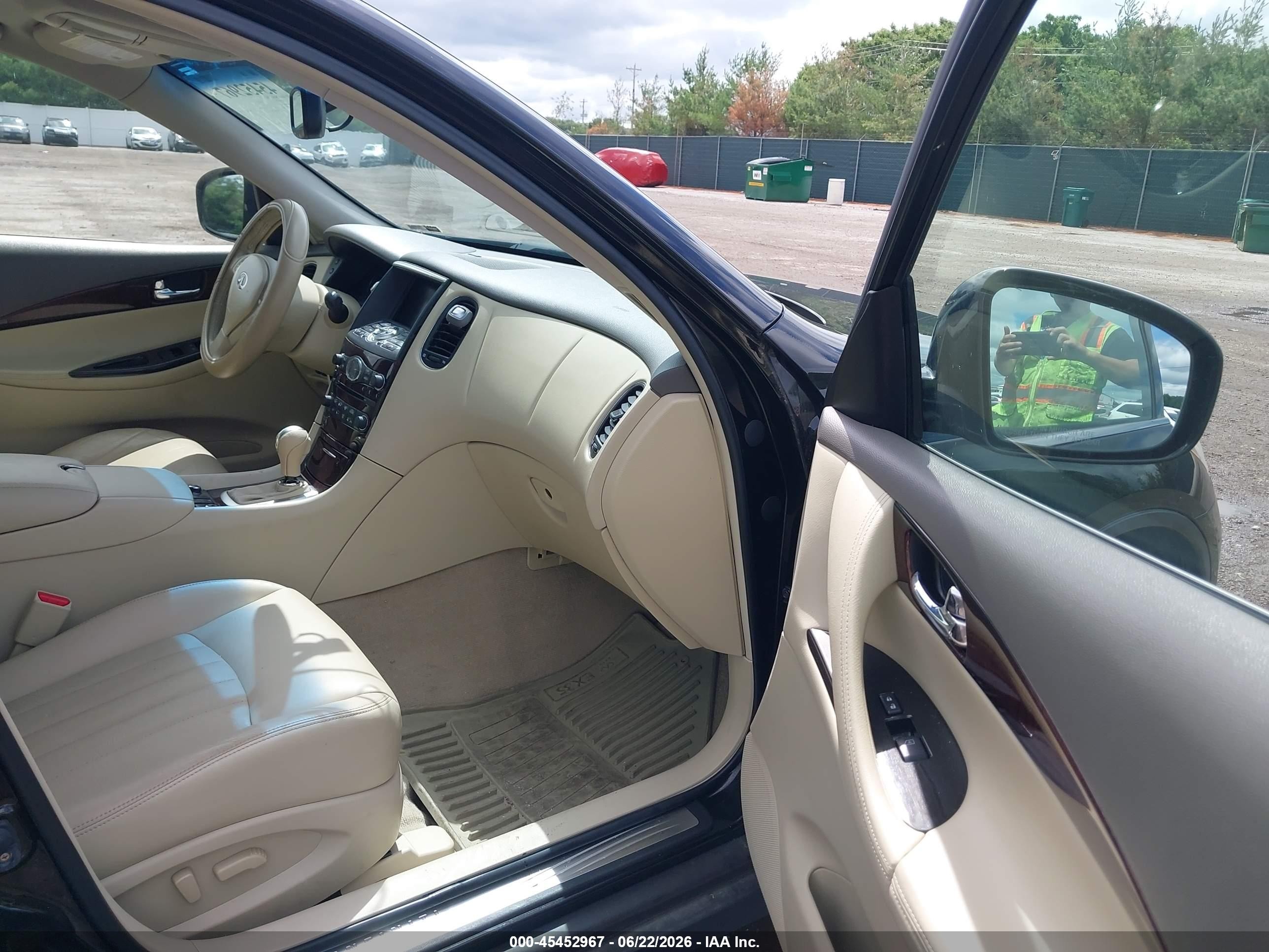 2012 Infiniti Ex35 Journey Black vin: JN1AJ0HR0CM453362