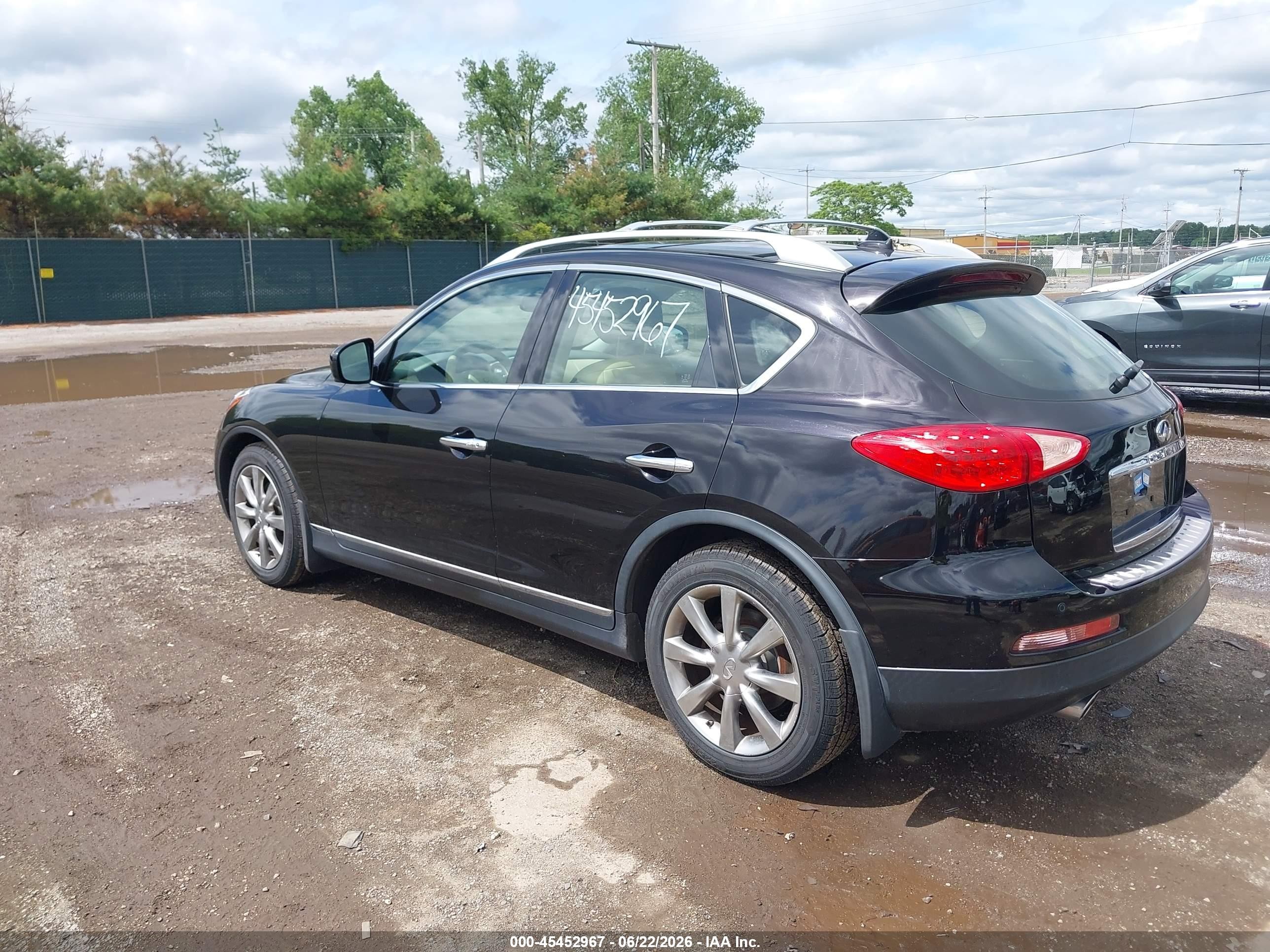 2012 Infiniti Ex35 Journey Black vin: JN1AJ0HR0CM453362