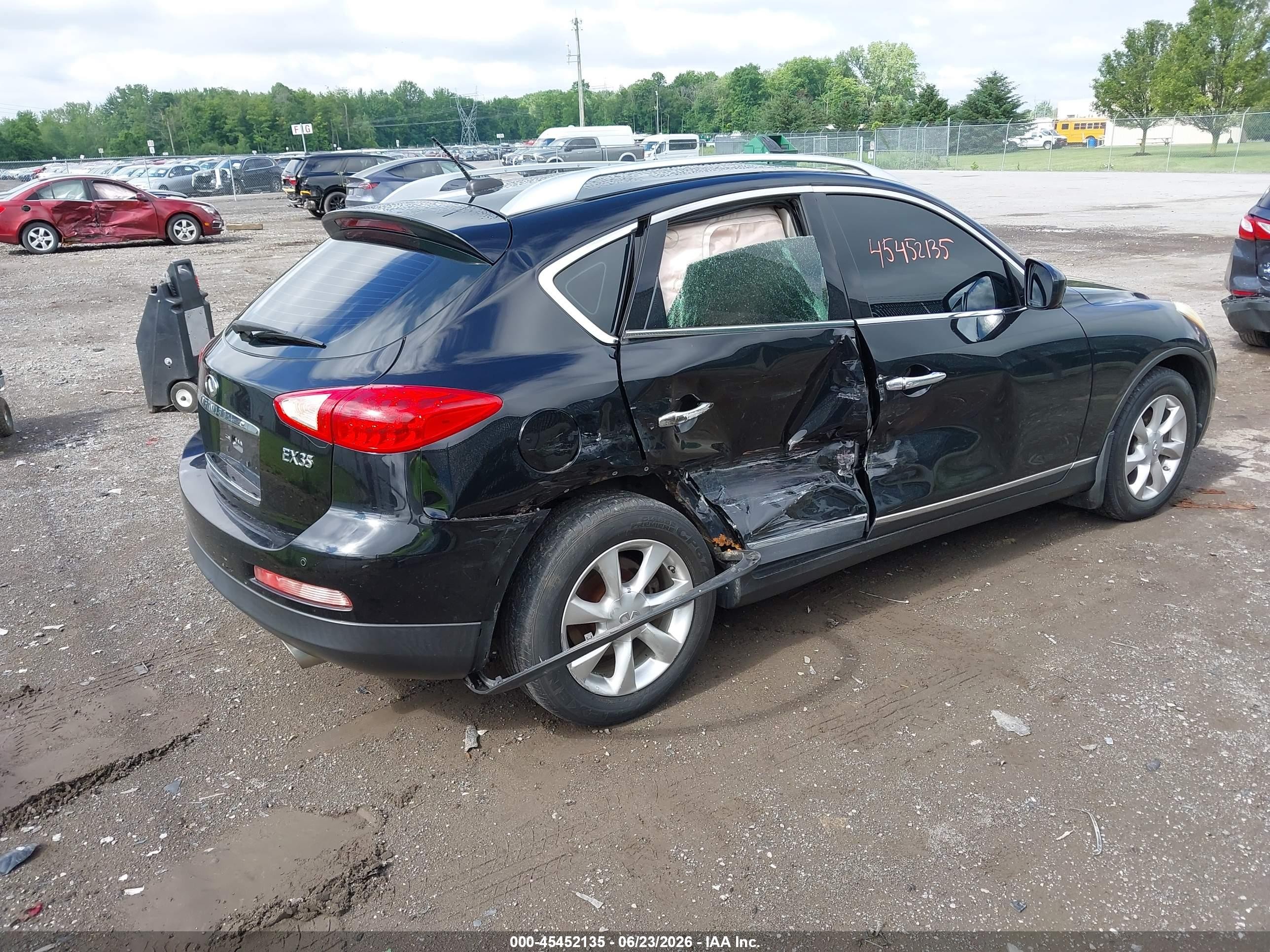 2010 Infiniti Ex35 Journey Black vin: JN1AJ0HR1AM753165