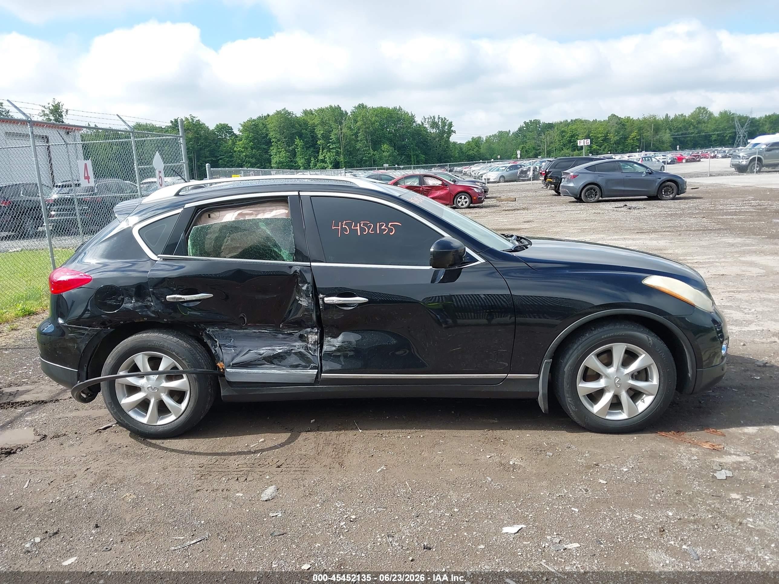 2010 Infiniti Ex35 Journey Black vin: JN1AJ0HR1AM753165