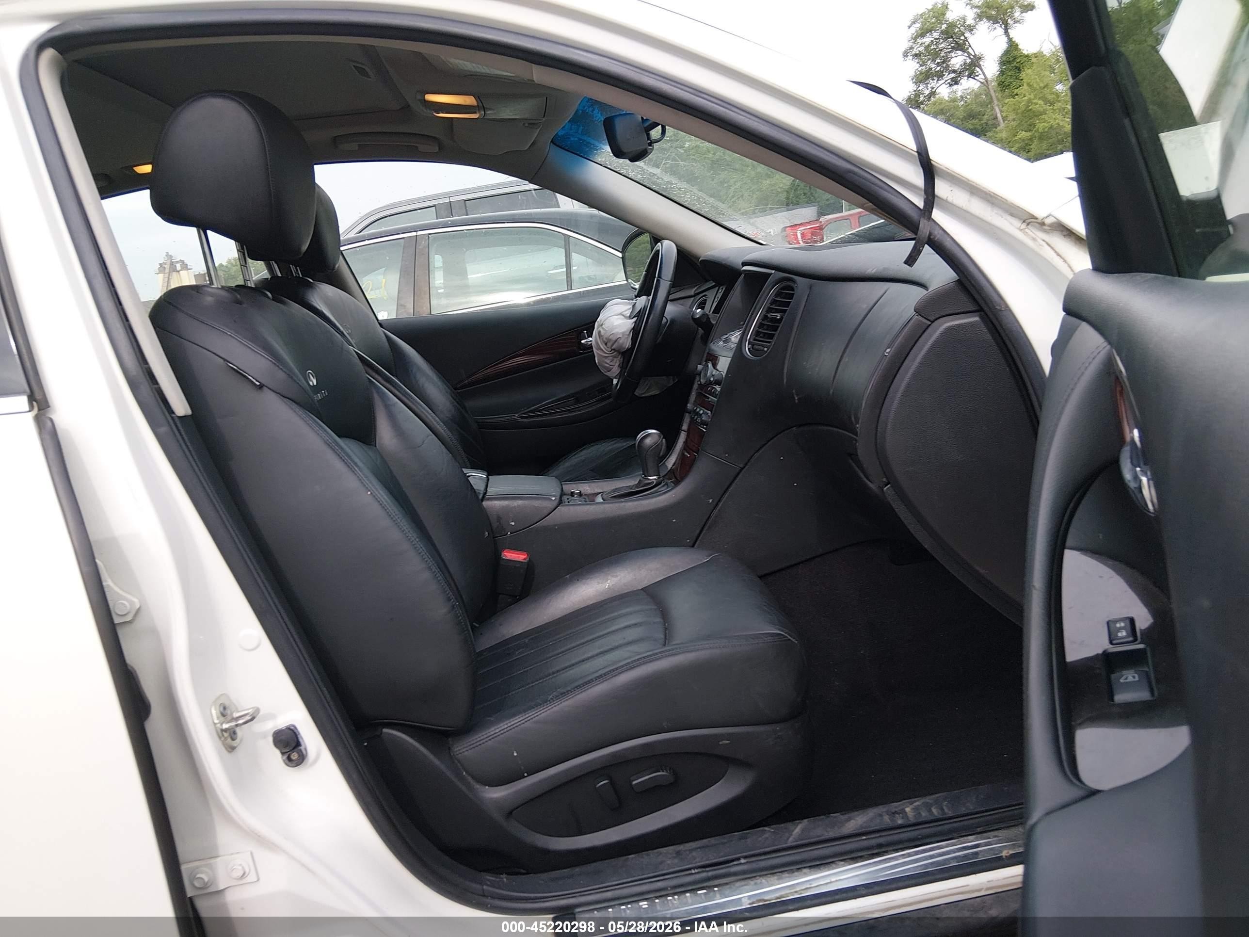 2010 Infiniti Ex35 Journey White vin: JN1AJ0HR1AM753991