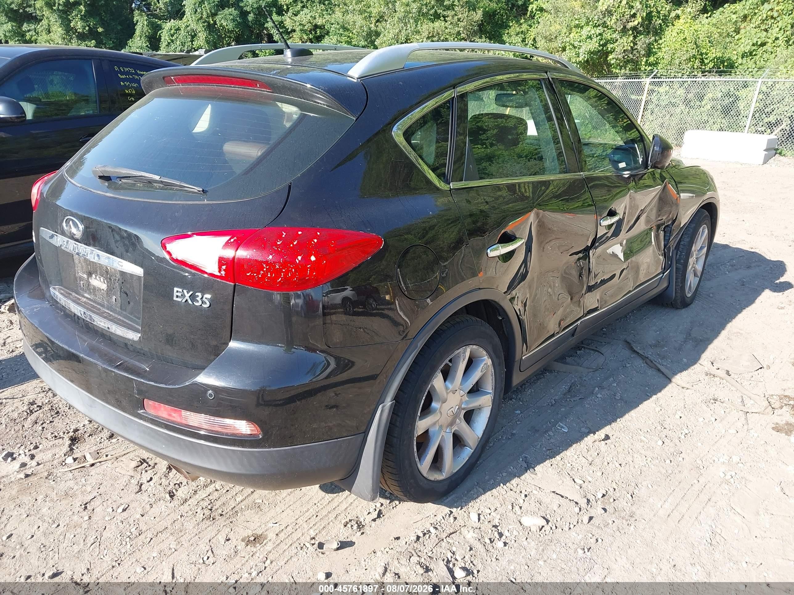 2010 Infiniti Ex35 Journey Черный vin: JN1AJ0HR1AM754087